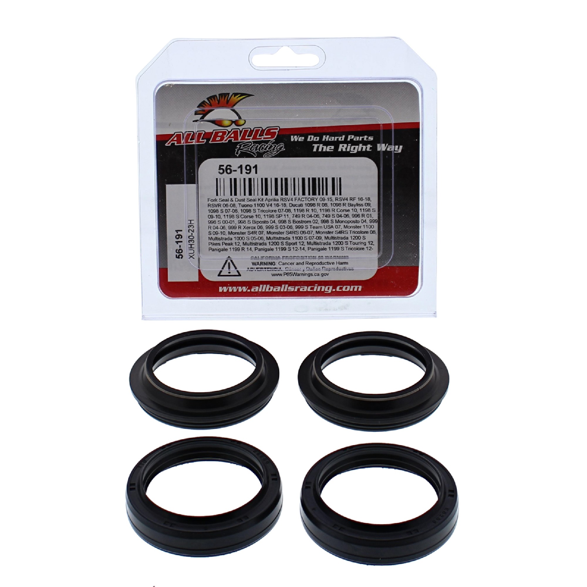 All Balls for k and Dust Seal Kit 56-191 for Aprilia RSV 4 APRC Factory 11