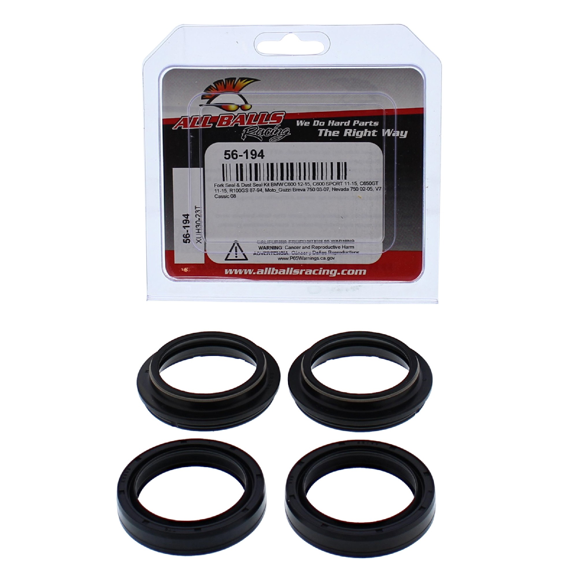 All Balls for k and Dust Seal Kit 56-194 for BMW C 600 Sport 11 12 13 14 15