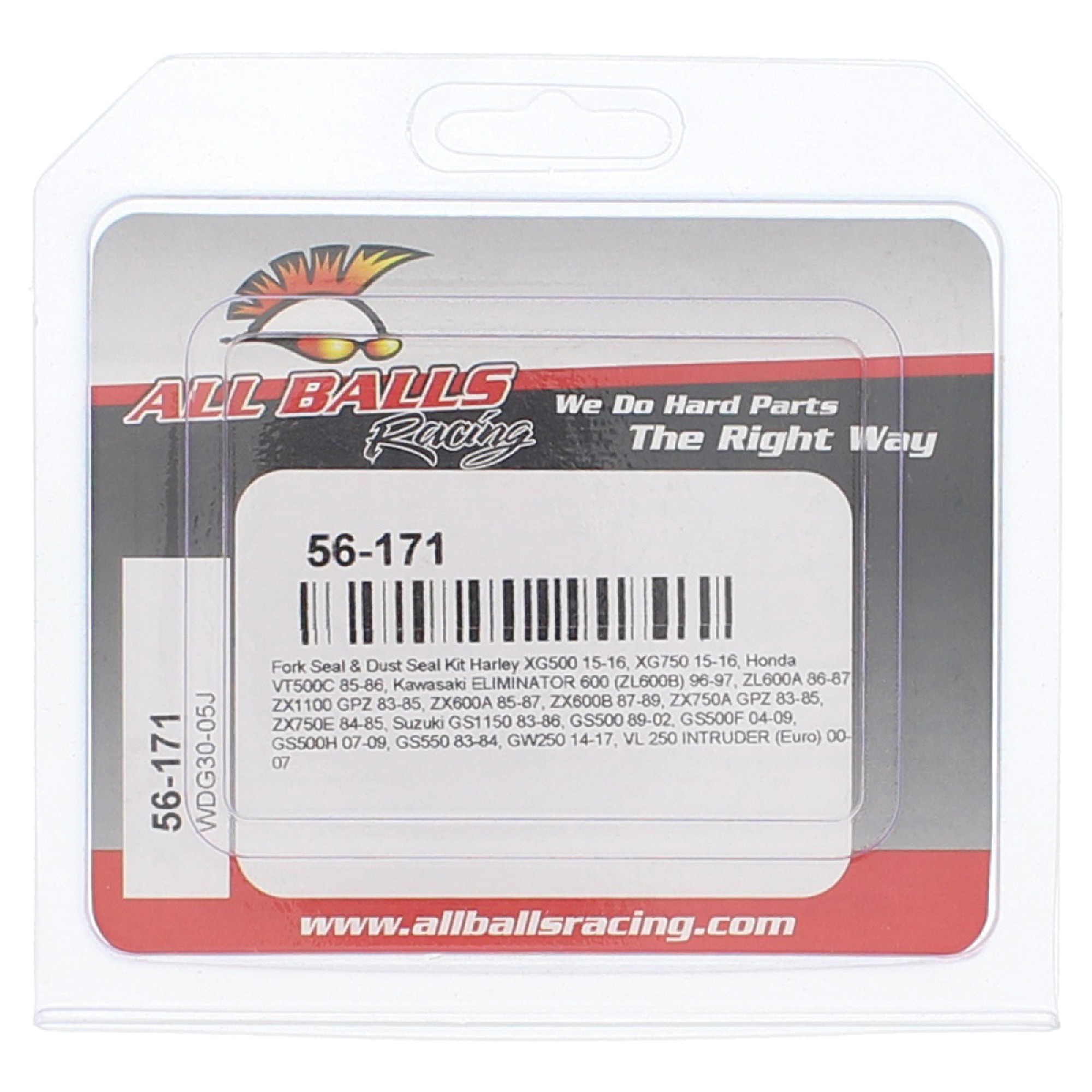 All Balls Fork And Dust Seal Kit 56-171 for Harley XG 500 2015-2016