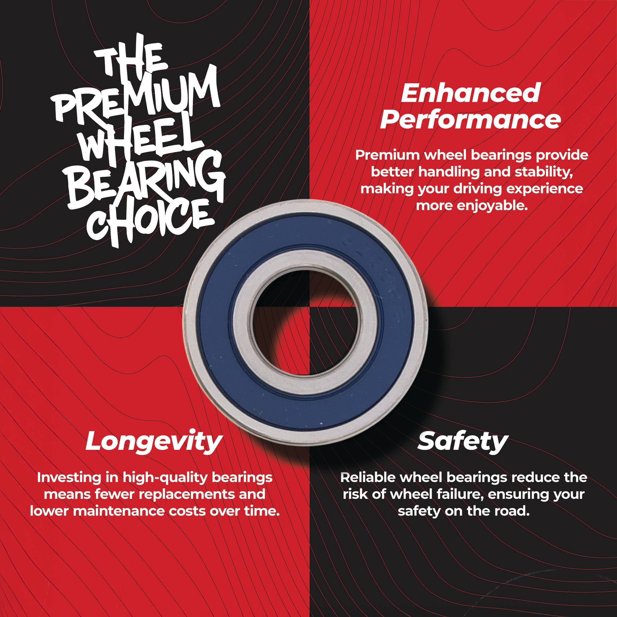 All Balls Wheel Bearing Seal Kit for Honda