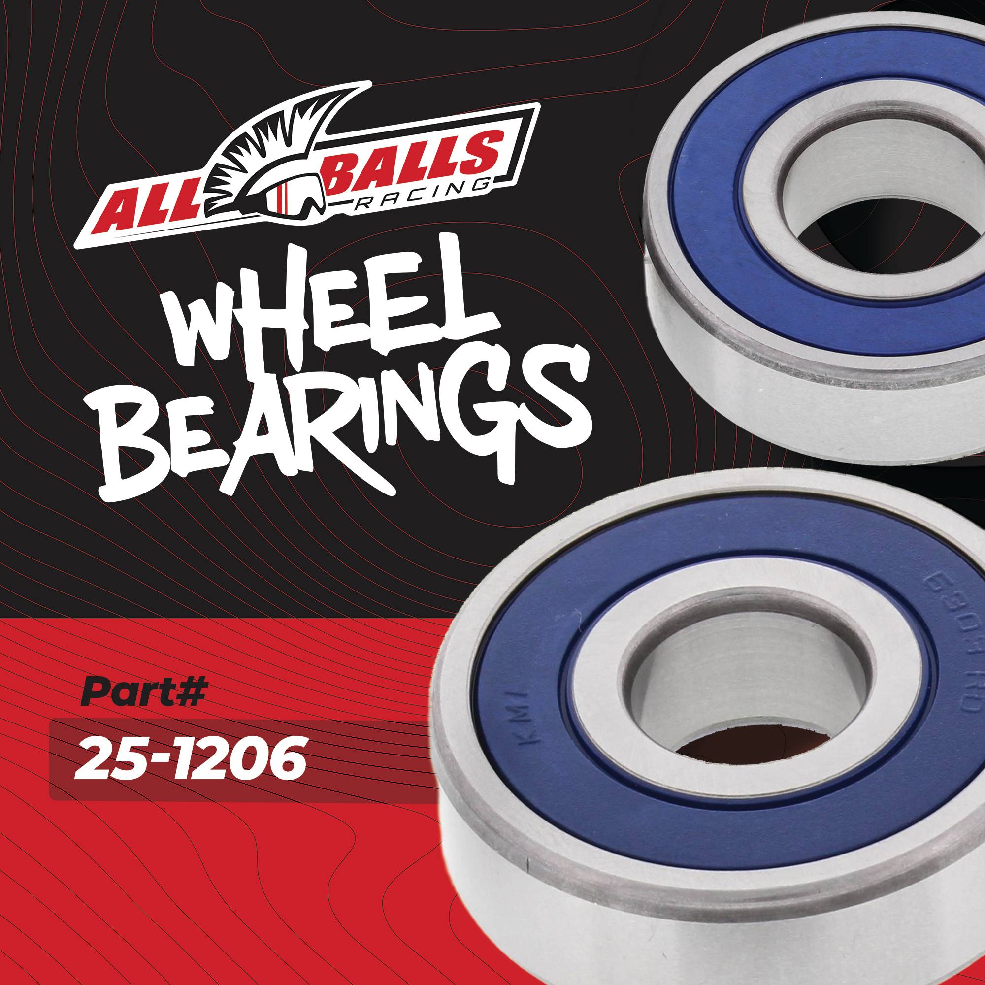 All Balls Wheel Bearing Kit for Honda Suzuki