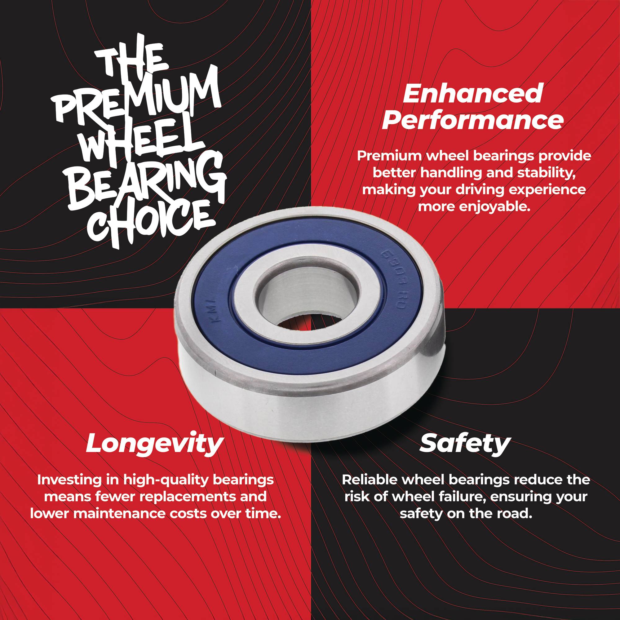 All Balls Wheel Bearing Kit for Honda Suzuki