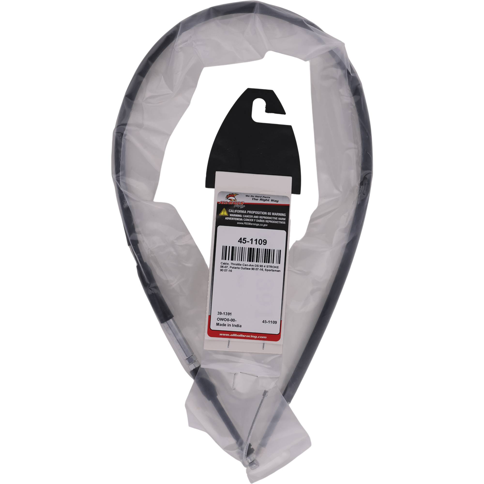All Balls Throttle Cable 45-1109 for Can-Am DS 90 Mini 4T 06-07