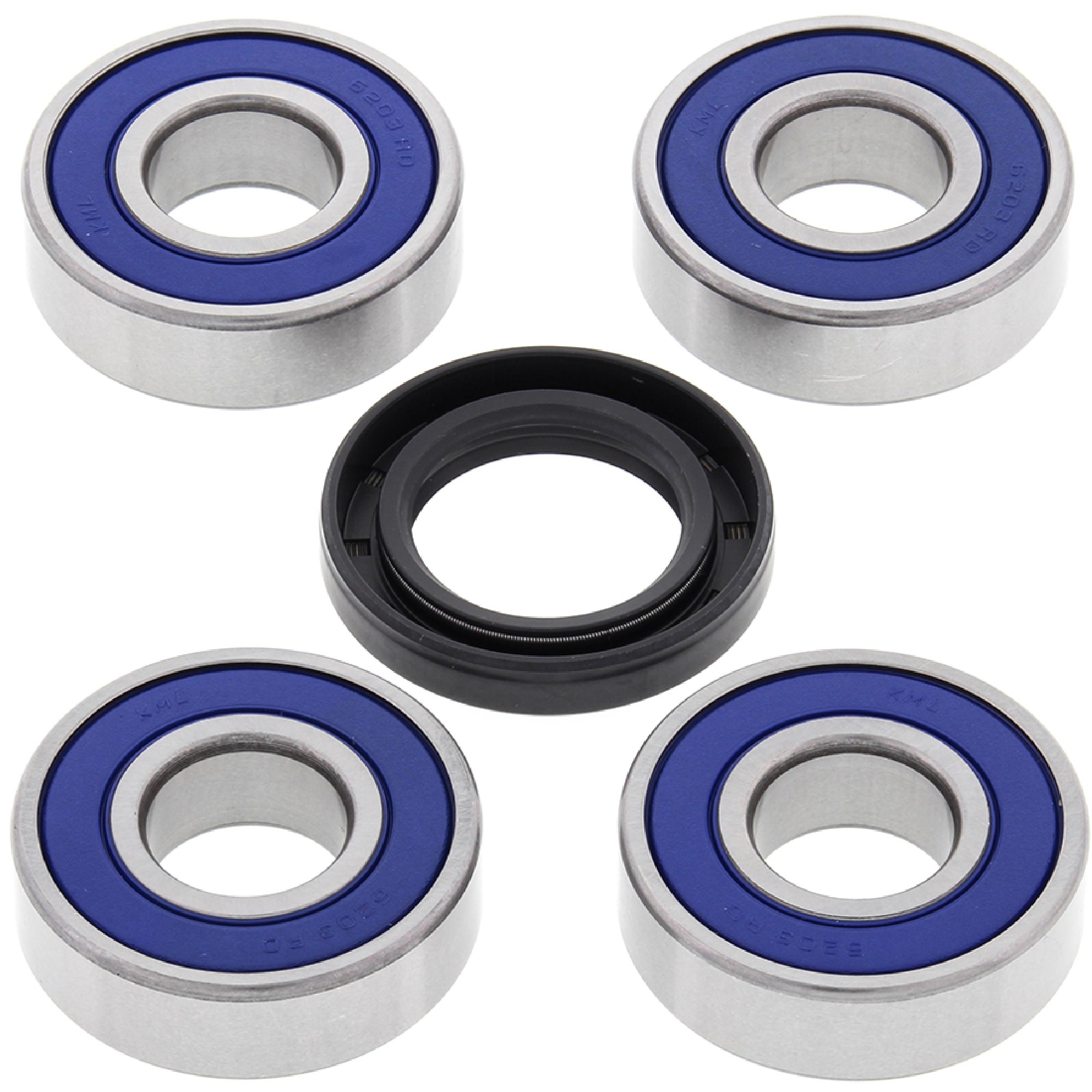All Balls Rear Wheel Bearing Kit 25-1220 for Yamaha DT250 72-79, MX 360 74