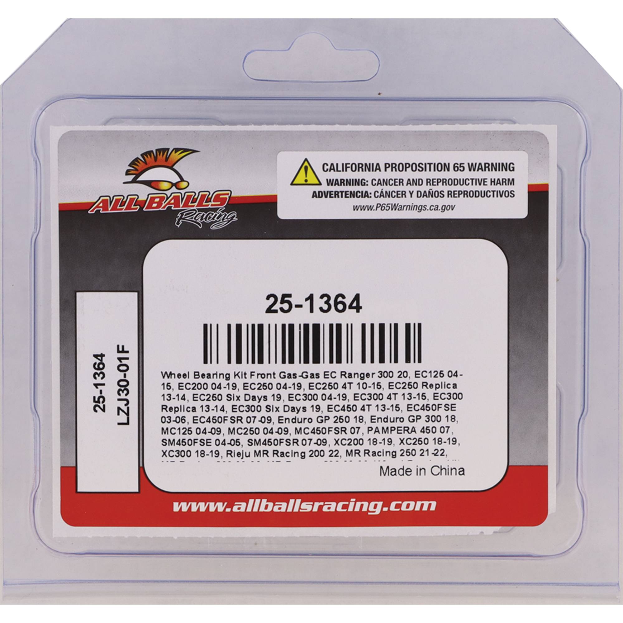 All Balls Wheel Bearing Seal Kit for Gas-Gas Suzuki