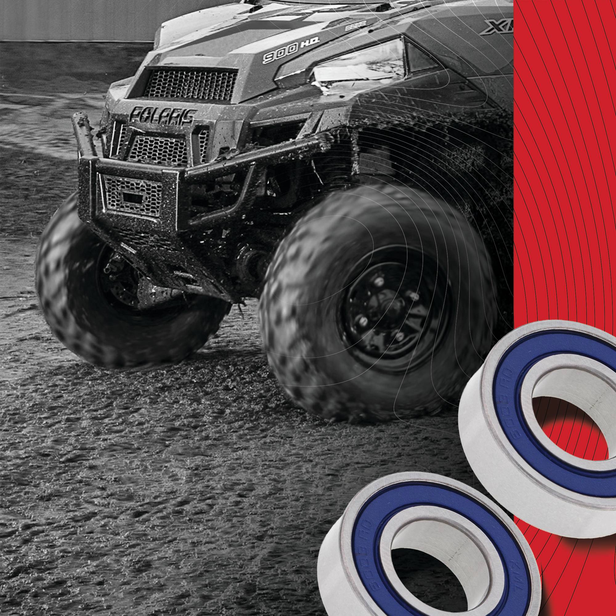 All Balls Wheel Bearing Kit for Honda Suzuki Yamaha