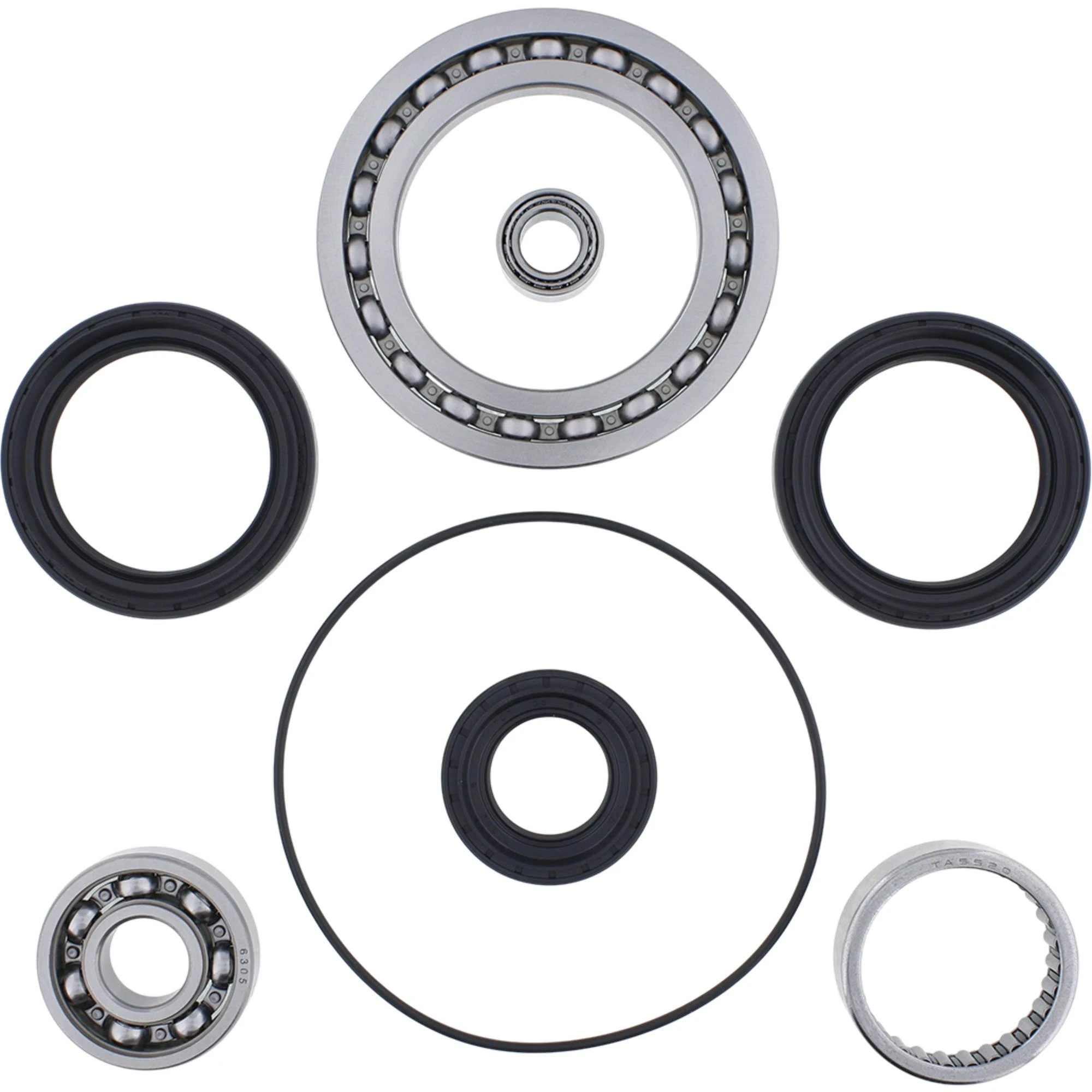 All Balls REAR Differential Bearing Seal Kit for Yamaha RHINO 450 660, Others