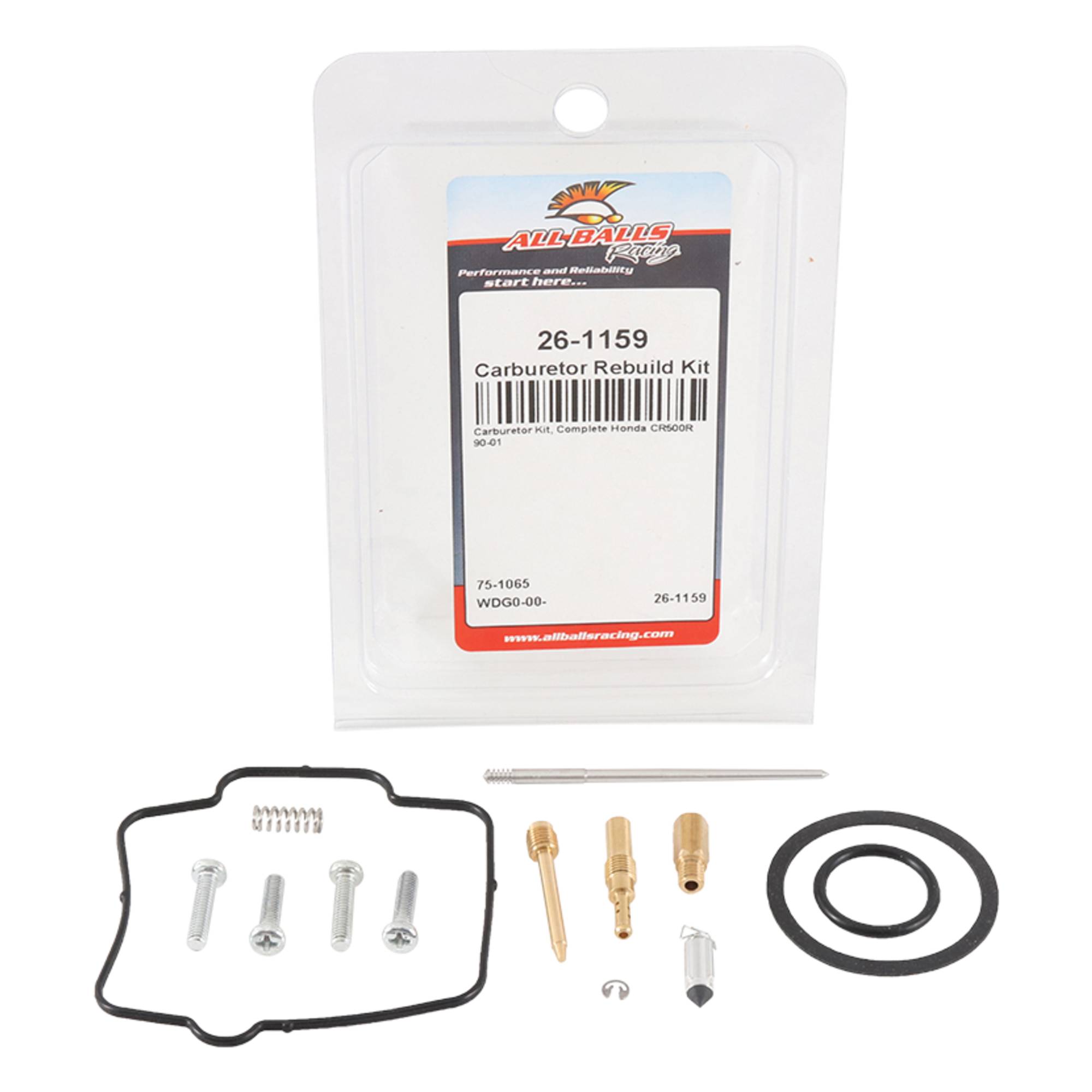 All Balls Carburetor Rebuild Kit 26-1159 for Honda CR 500 R 90-00