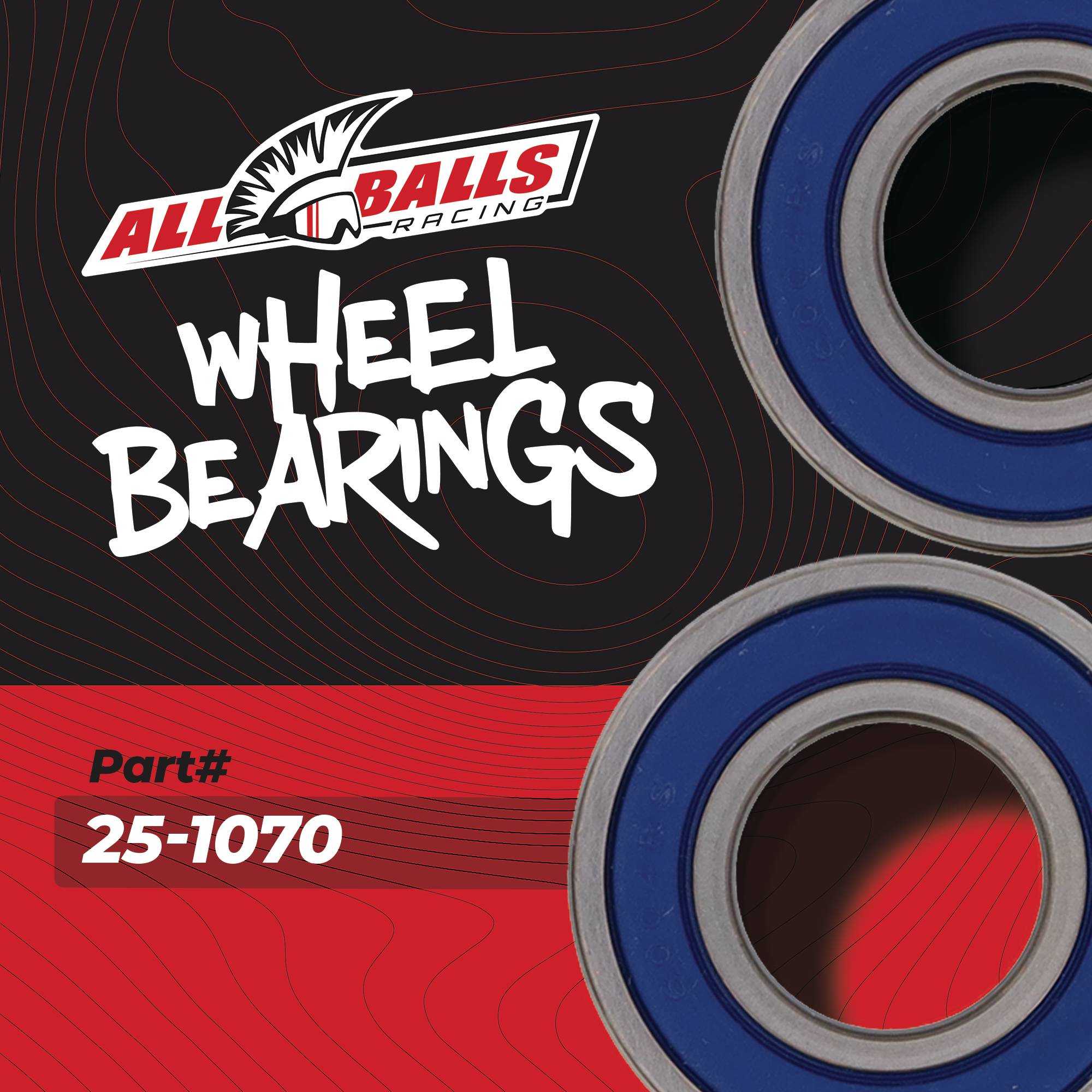 All Balls Wheel Bearing Kit Front Beta EVO 80 09-11, REV 2T 125 04-08, 25-1070