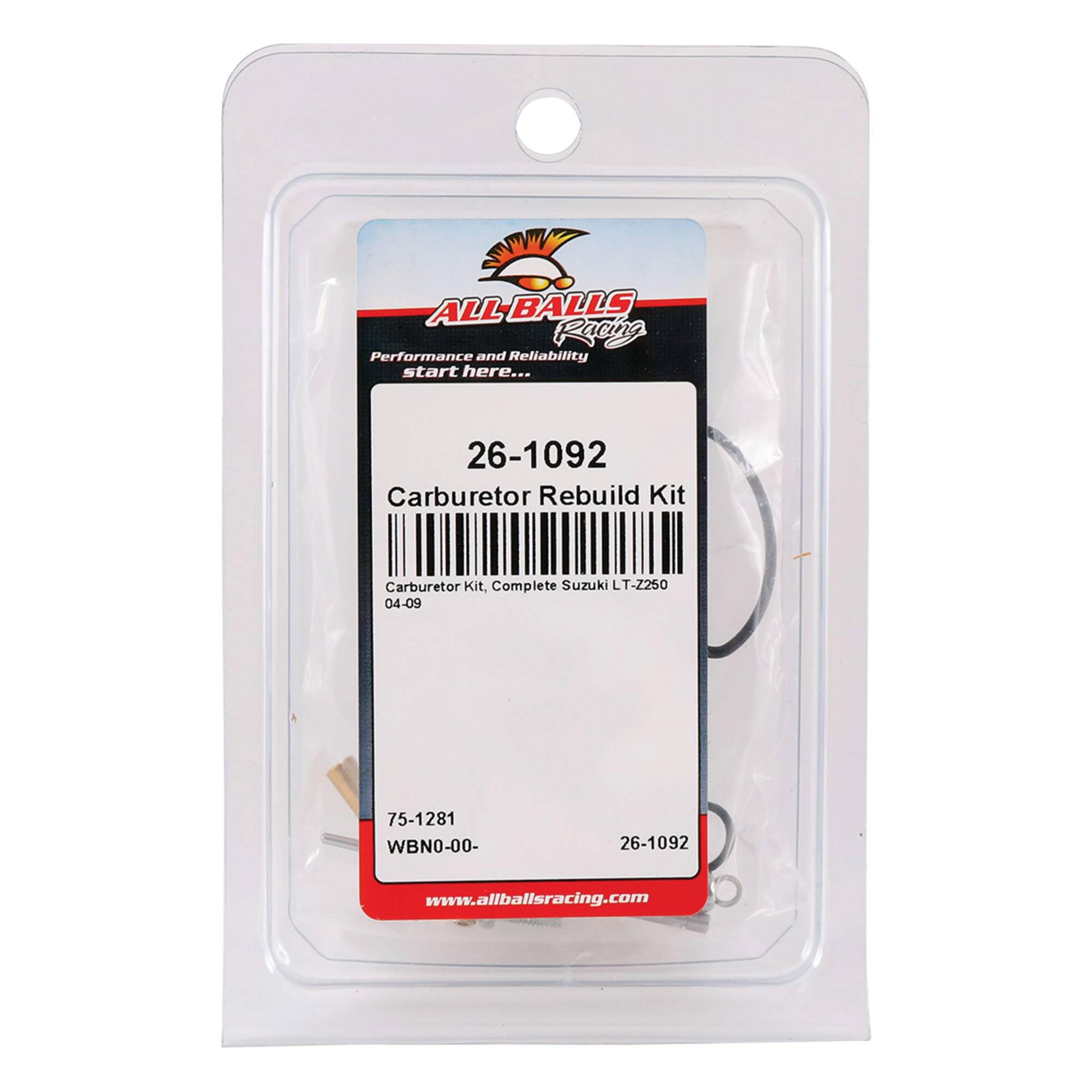 All Balls Carburetor Rebuild Kit 26-1092 for Suzuki LT-Z 250 04-09