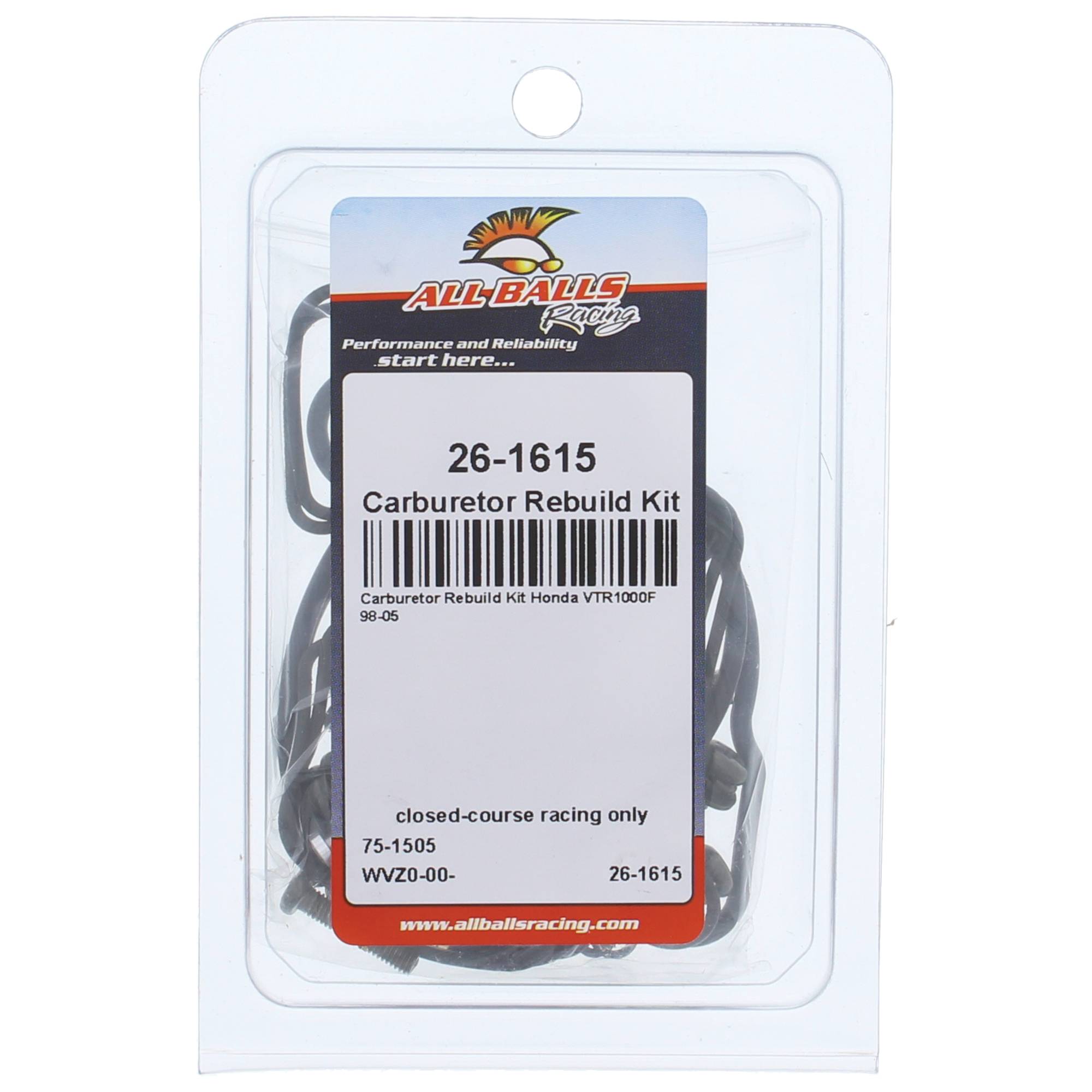 All Balls Carburetor Rebuild Kit 26-1615 for Honda VTR 1000 F 98-05