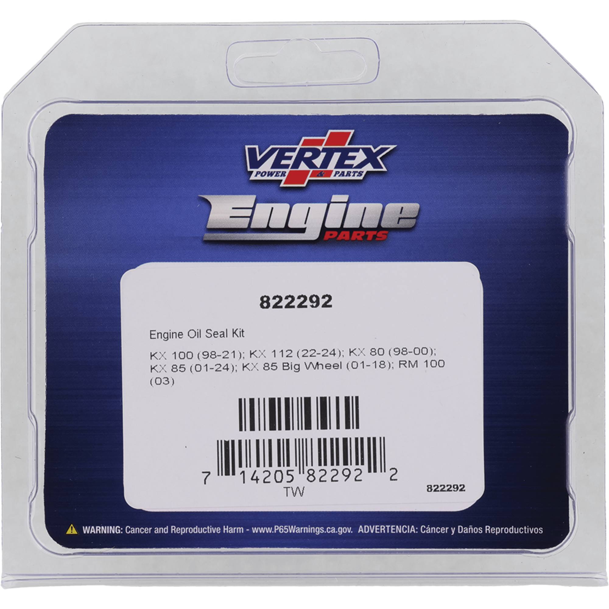 Winderosa Sealing Gaskets for Kawasaki KX 100 98 99 00 01 02 03-17