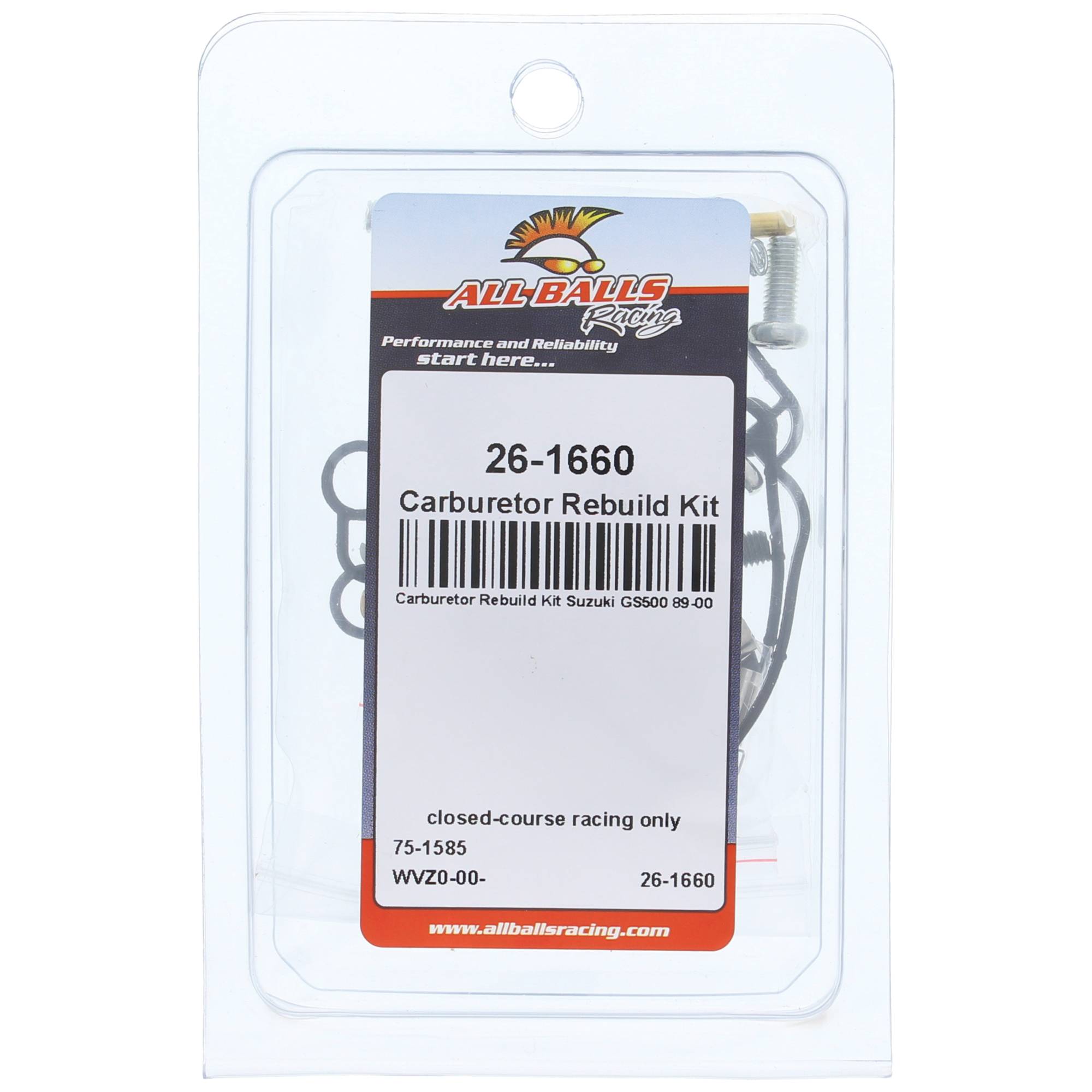 All Balls Carburetor Rebuild Kit 26-1660 for Suzuki GS 500 E 89-00