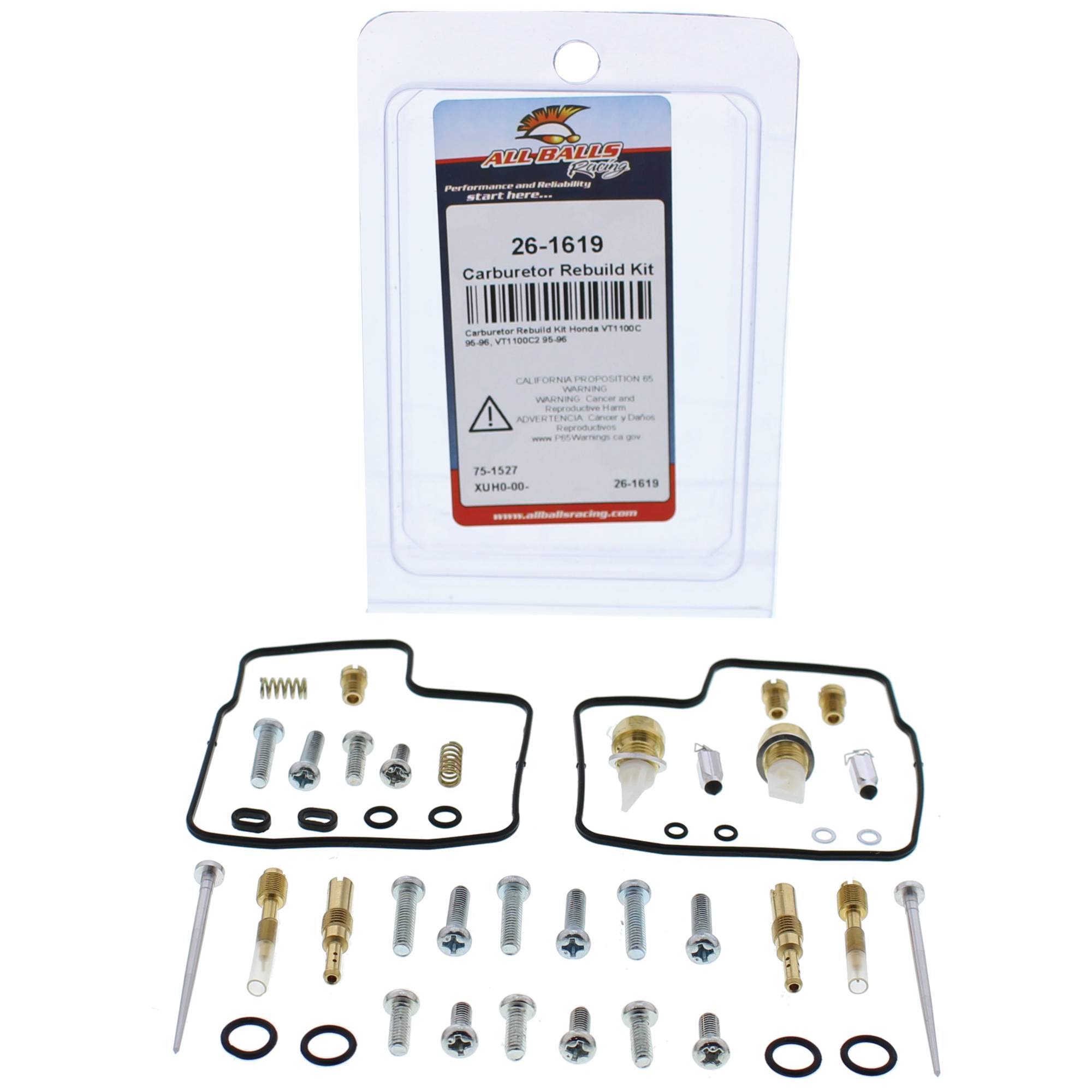 All Balls Carburetor Rebuild Kit 26-1619 for Honda VT 1100 C 95 96