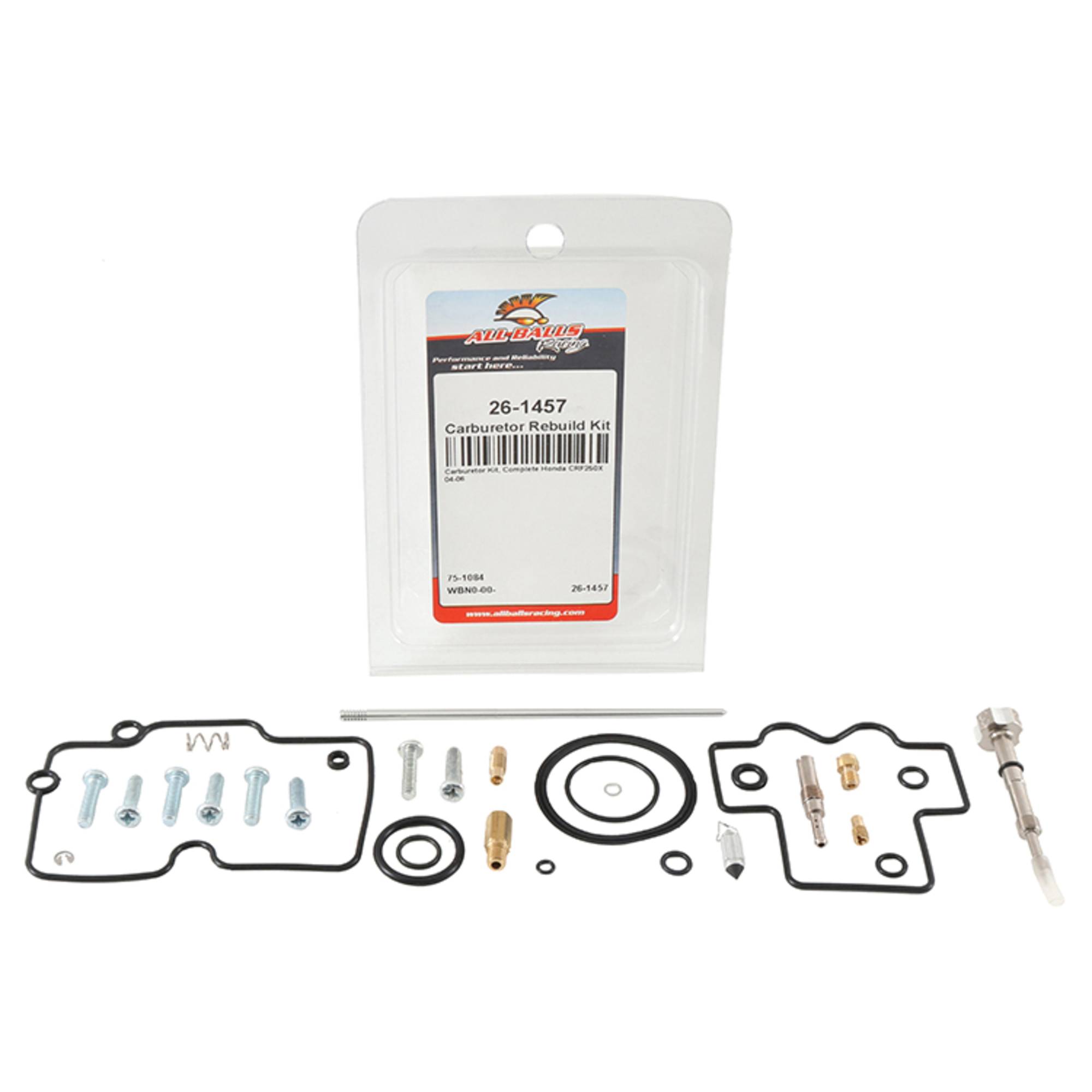 All Balls Carburetor Rebuild Kit 26-1457 for Honda CRF 250 X 03 04 05