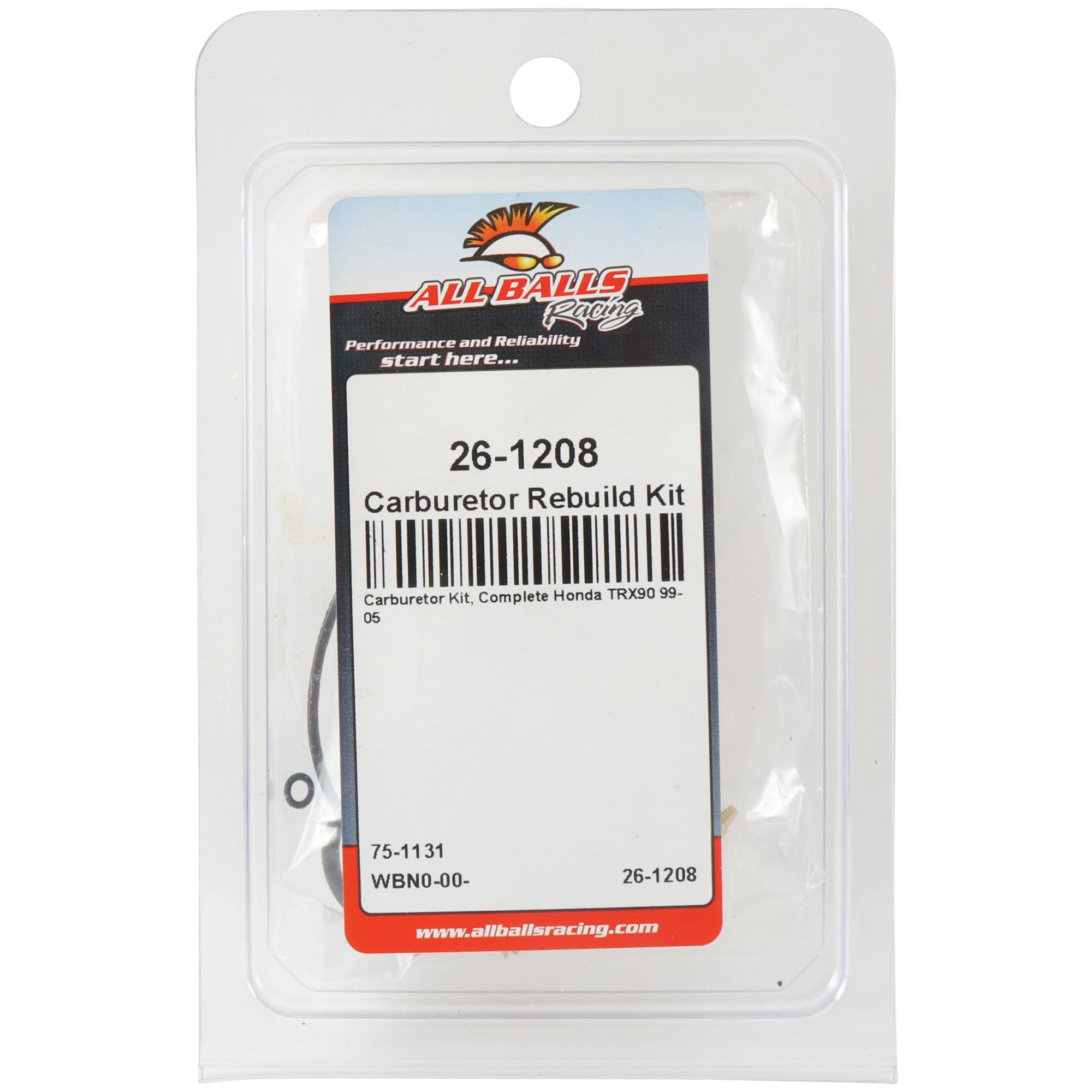 All Balls Carburetor Rebuild Kit 26-1208 for Honda TRX 90 99-05