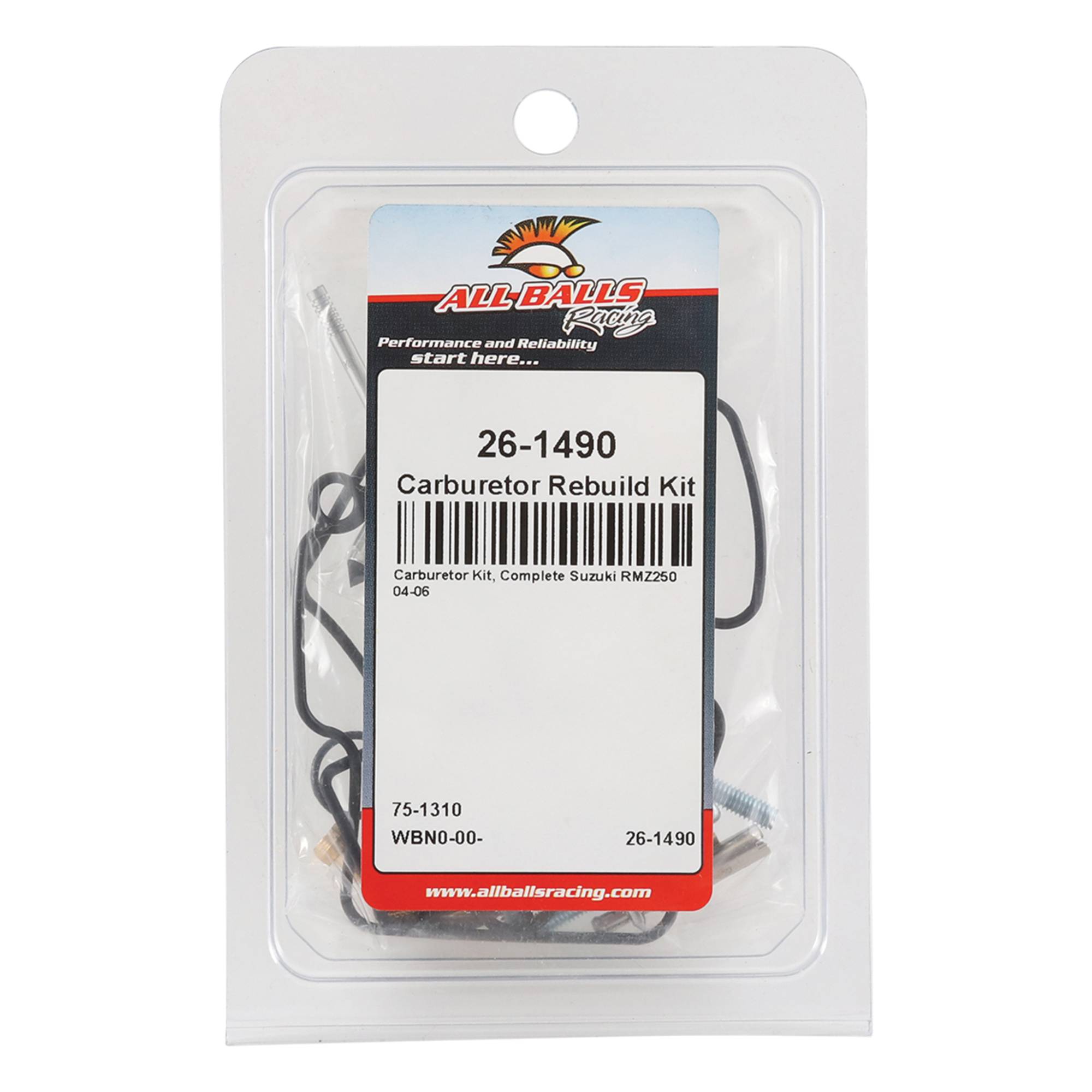 All Balls Carburetor Rebuild Kit 26-1490 for Suzuki RMZ 250 04 05 06