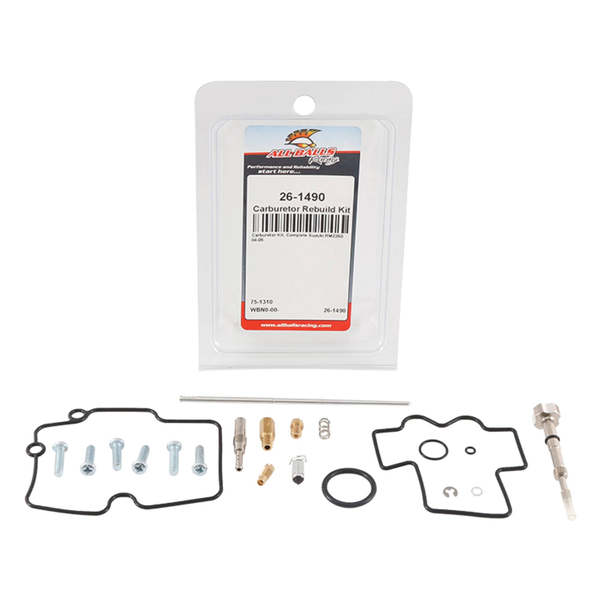All Balls Carburetor Rebuild Kit 26-1490 for Suzuki RMZ 250 04 05 06