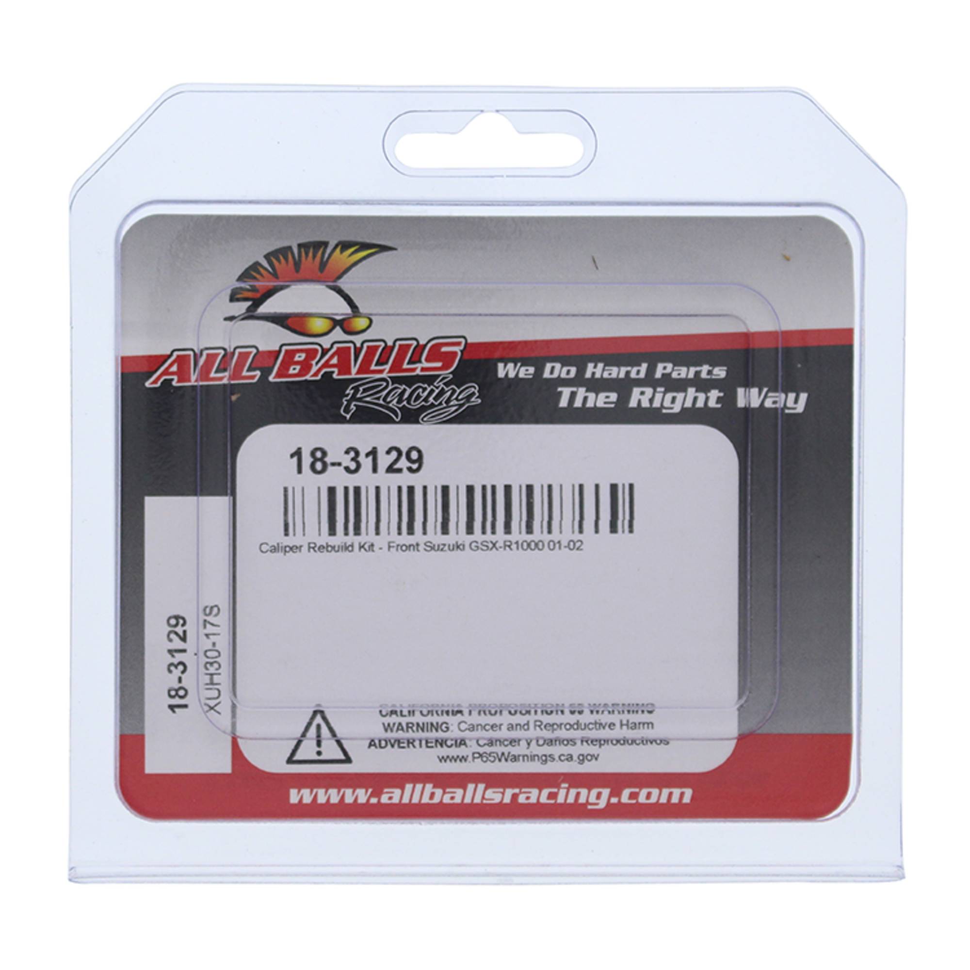 All Balls Front Caliper Rebuild Kit 18-3129 for Suzuki GSX-R 1000 01-02