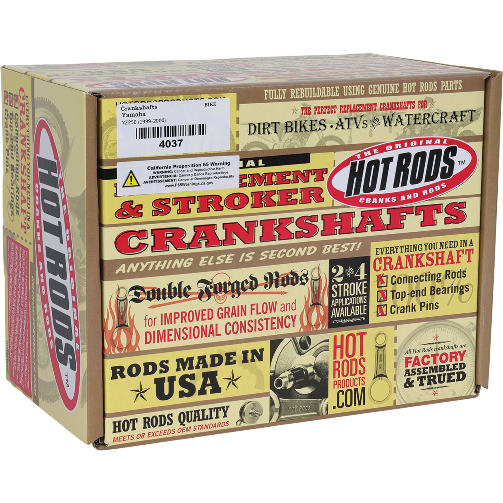 Hot Rods Crankshaft for Yamaha YZ 250 1999-2000 4037