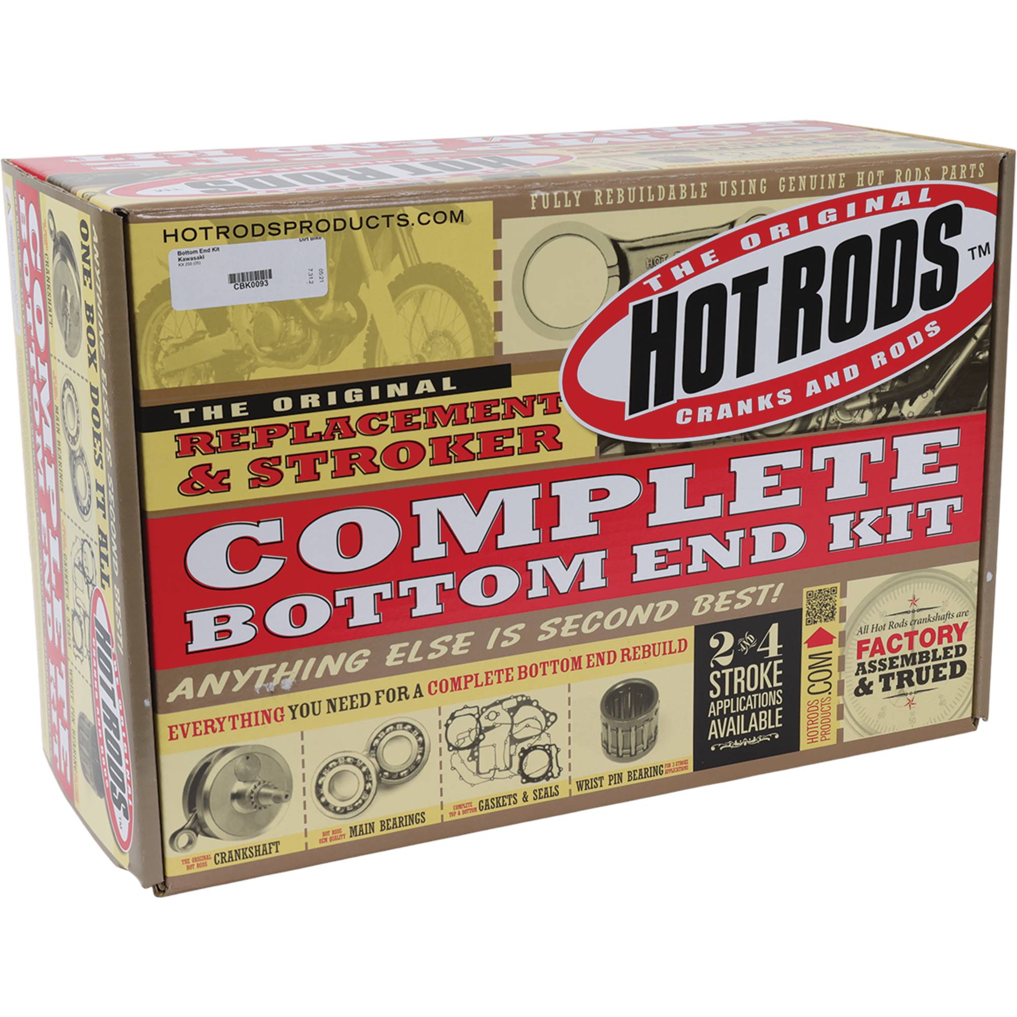 Hot Rods Bottom End Kit for Kawasaki KX 250 2005 CBK0093