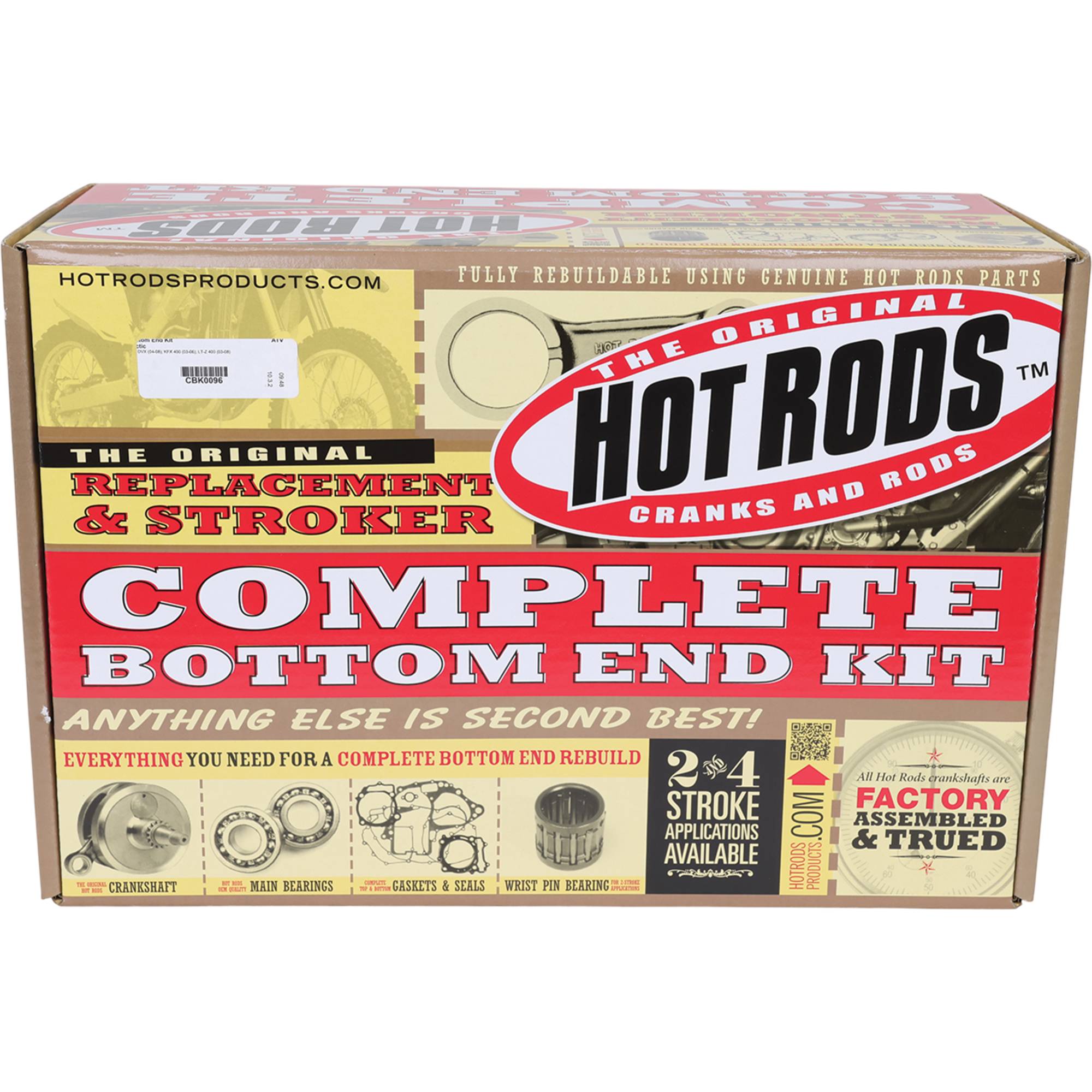 Hot Rods Bottom End Kit for Arctic Cat 400 DVX 2004-2008 CBK0096