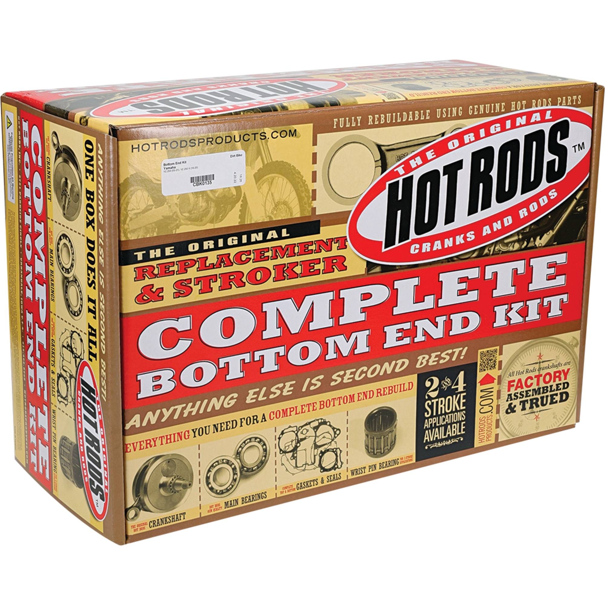 Hot Rods Bottom End Kit for Yamaha YZ 250 2003-2016 CBK0135