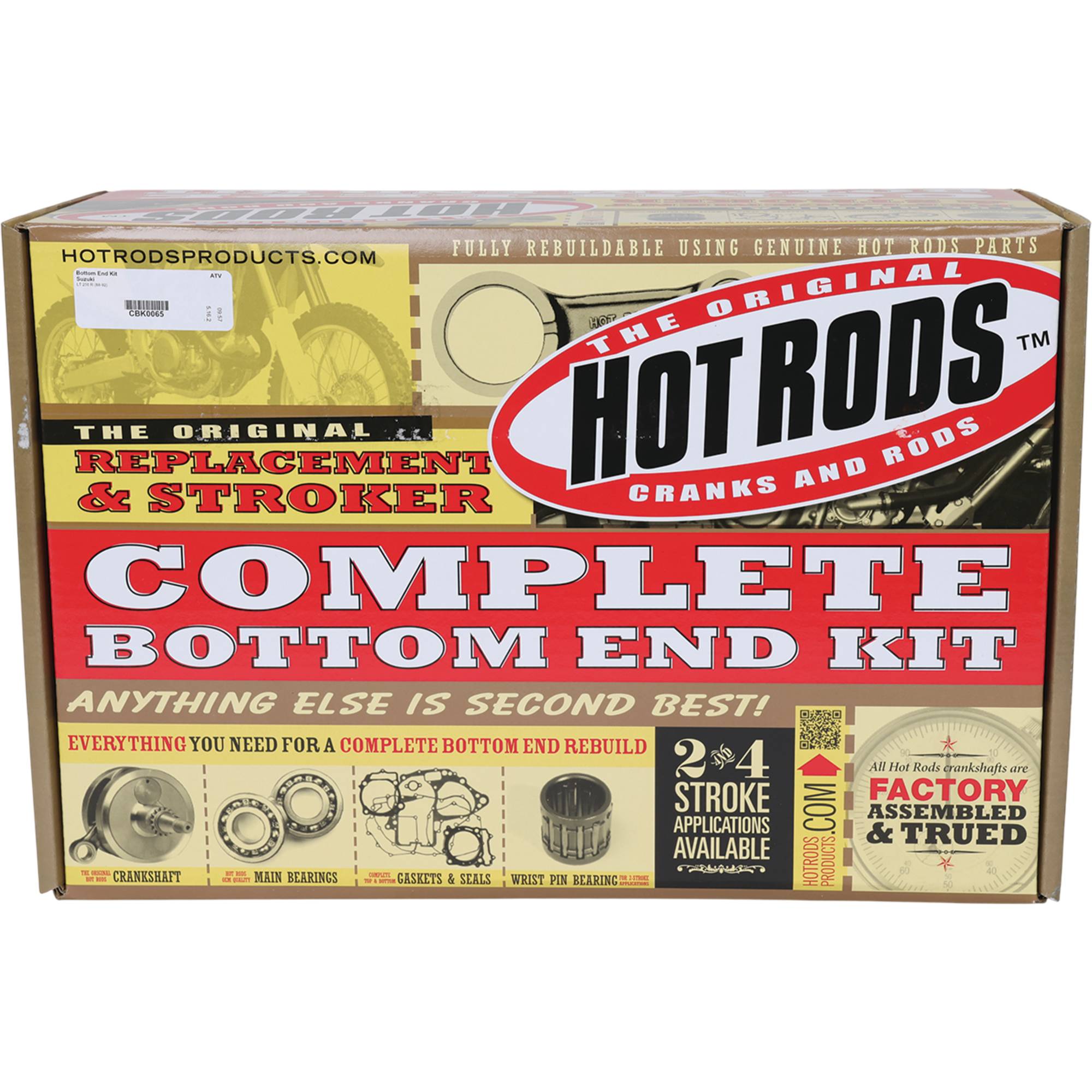 Hot Rods Bottom End Kit for Suzuki LT 250 R 1988-1992 CBK0065