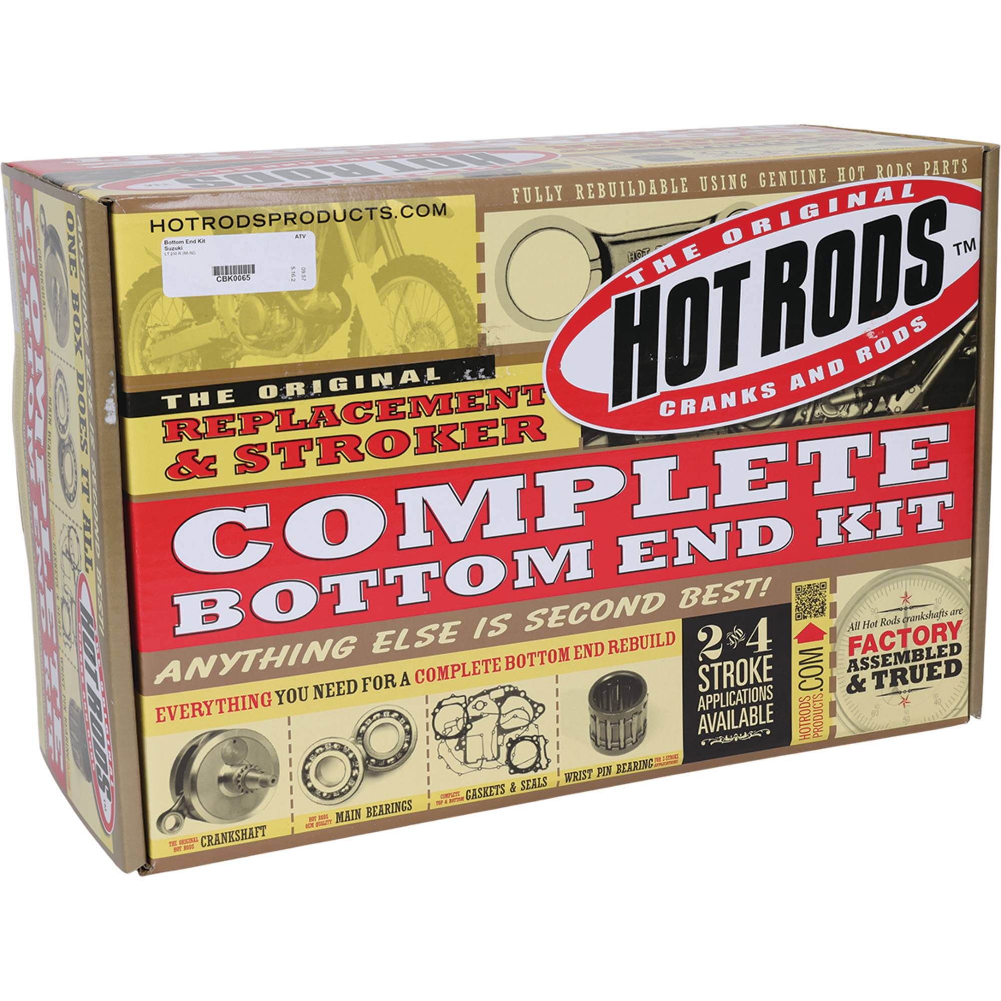 Hot Rods Bottom End Kit for Suzuki LT 250 R 1988-1992 CBK0065