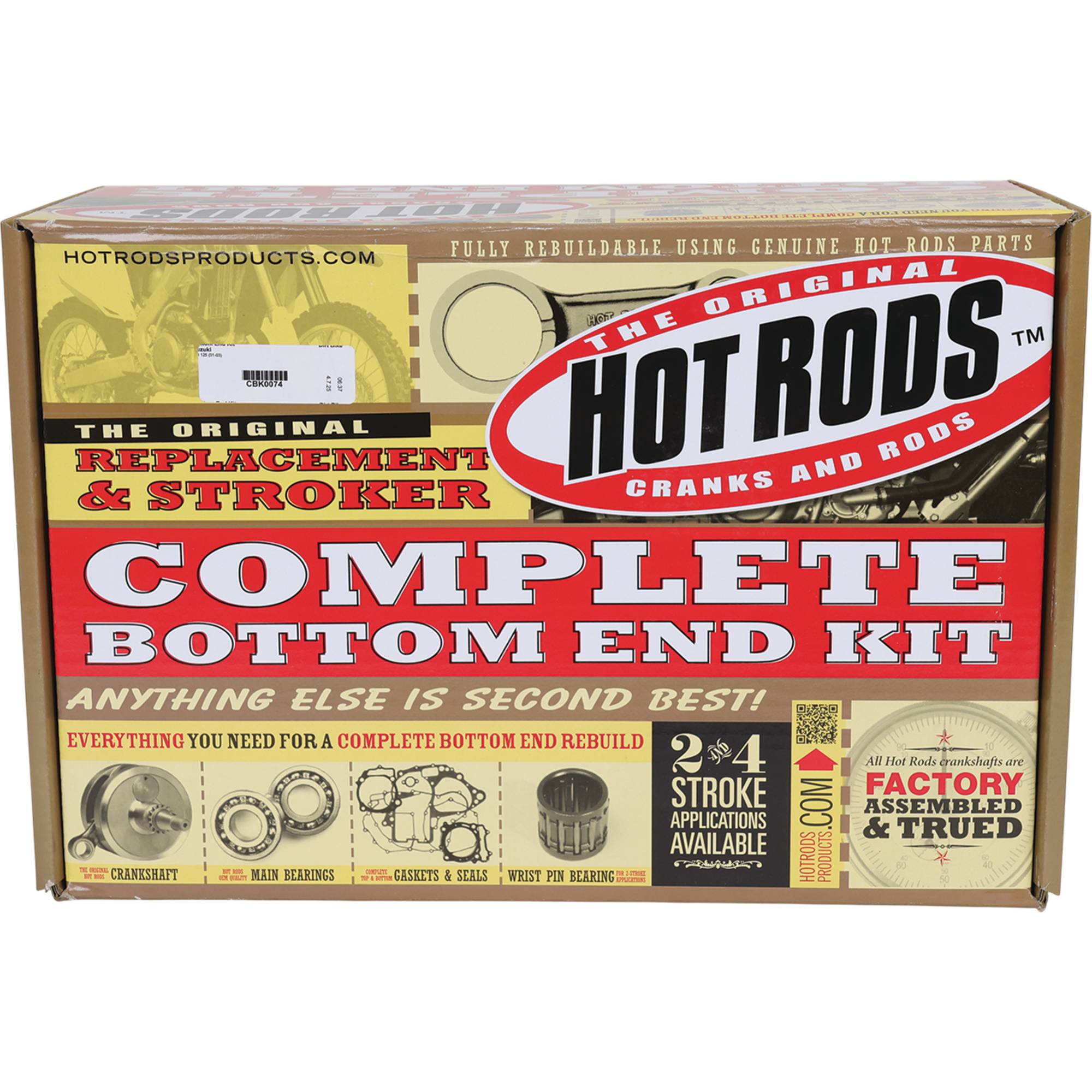 Hot Rods Bottom End Kit for Suzuki RM 125 2001-2003 CBK0074