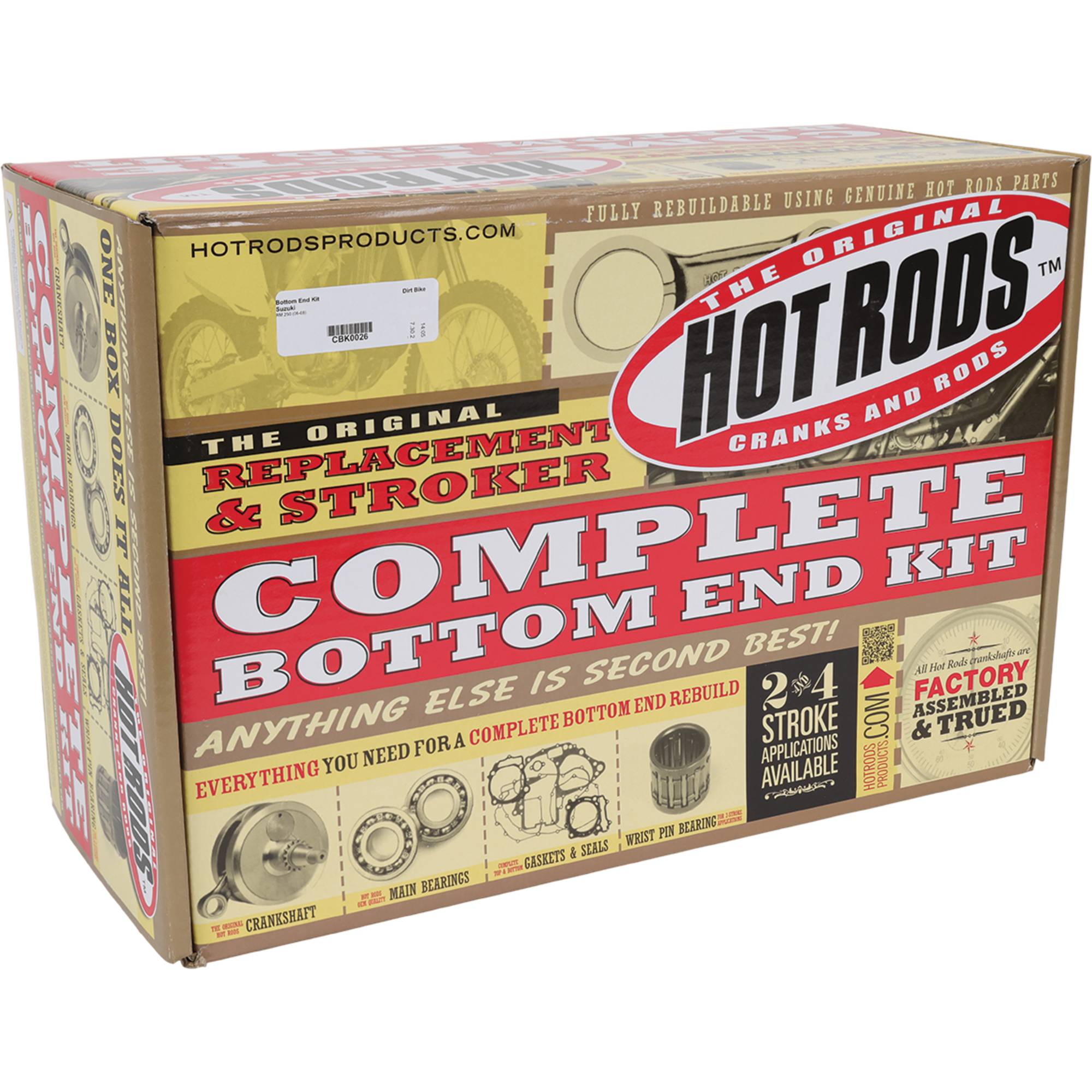 Hot Rods Bottom End Kit for Suzuki RM 250 2006-2008 CBK0026