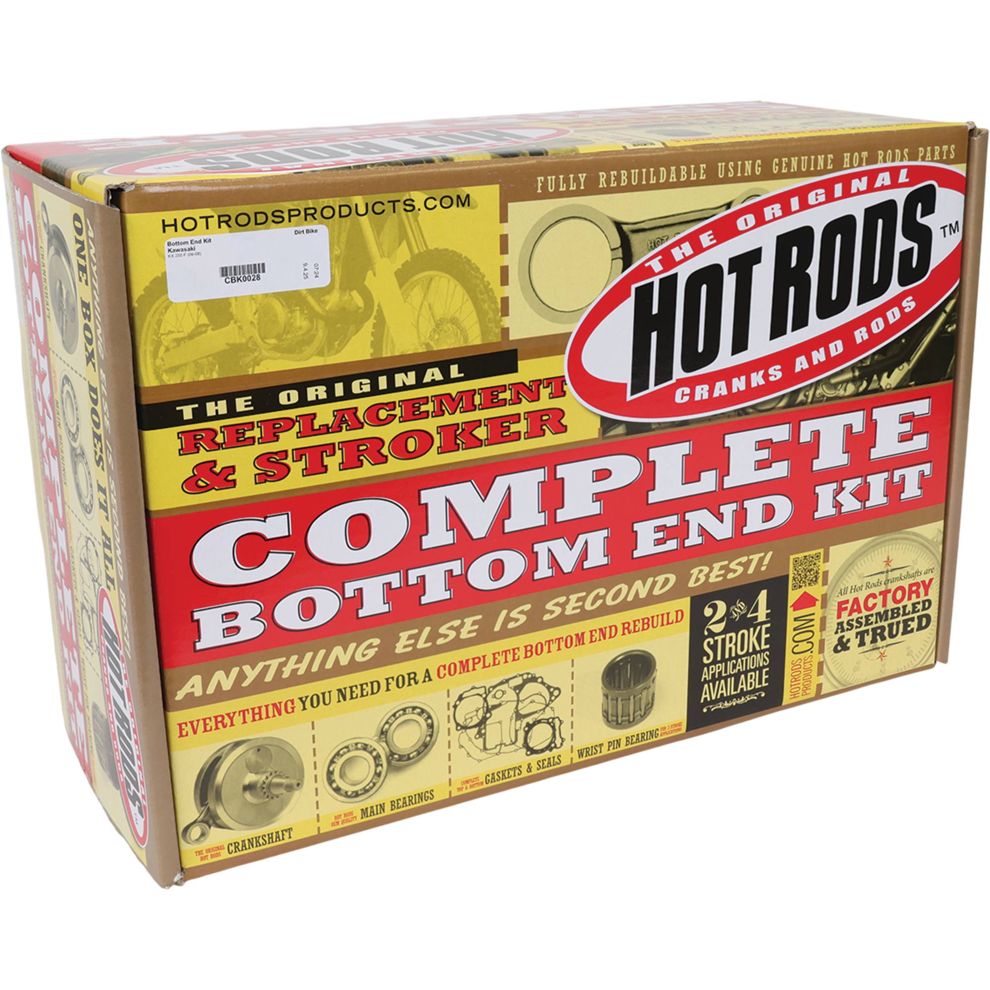 Hot Rods Bottom End Kit for Kawasaki KX 250 F 2006-2008 CBK0028
