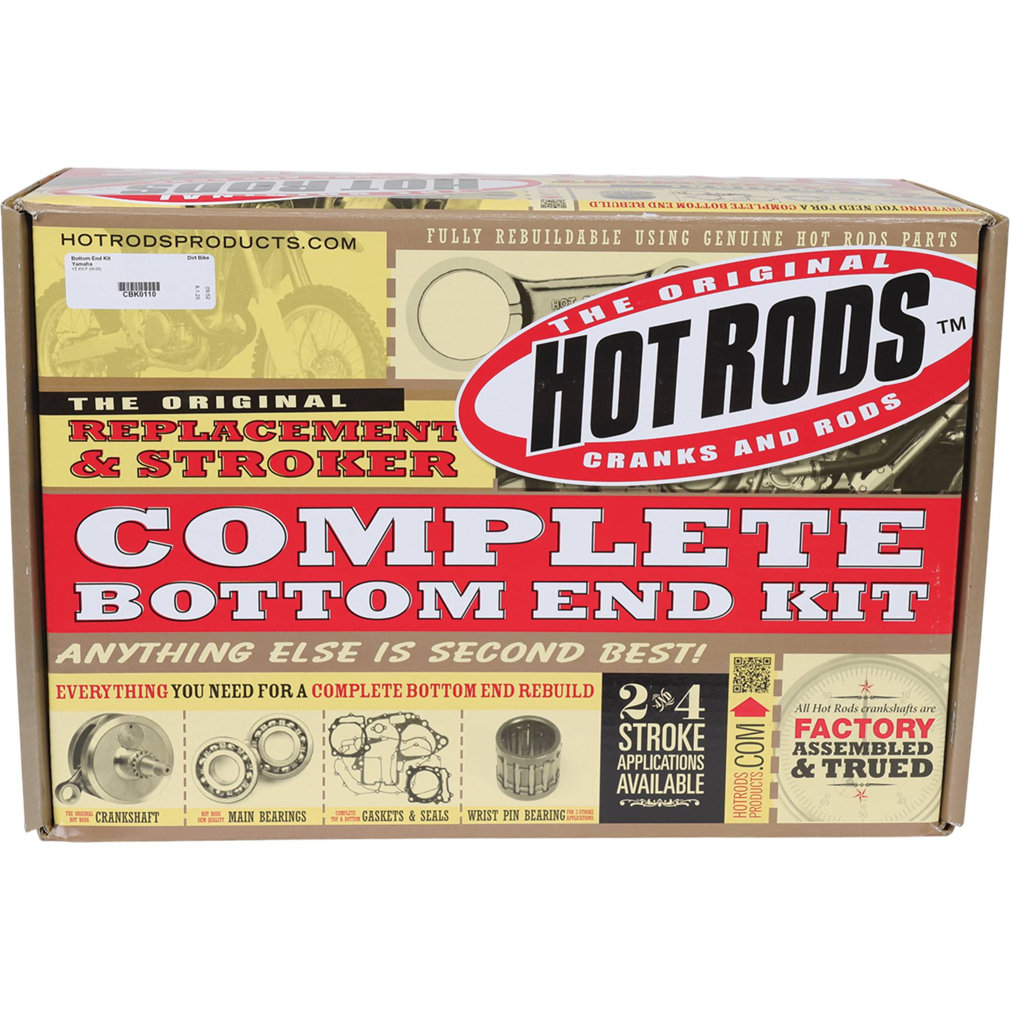 Hot Rods Bottom End Kit for Yamaha YZ 450 F 2006-2009 CBK0110