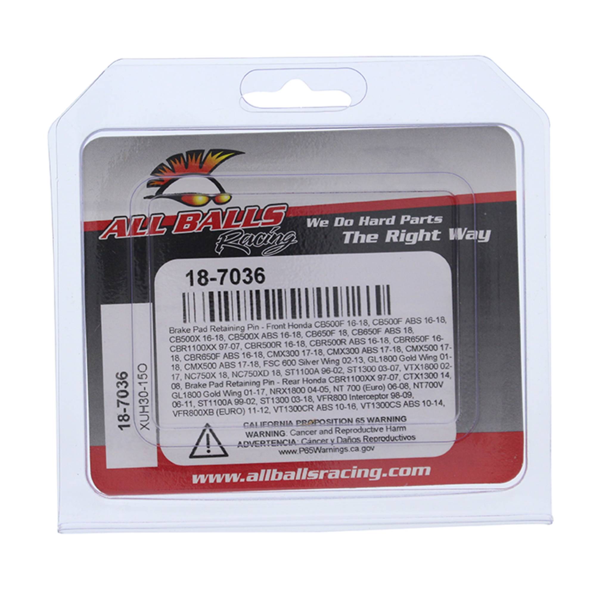 All Balls Front Caliper Bolt Kit 18-7036 for Honda CB650F 18