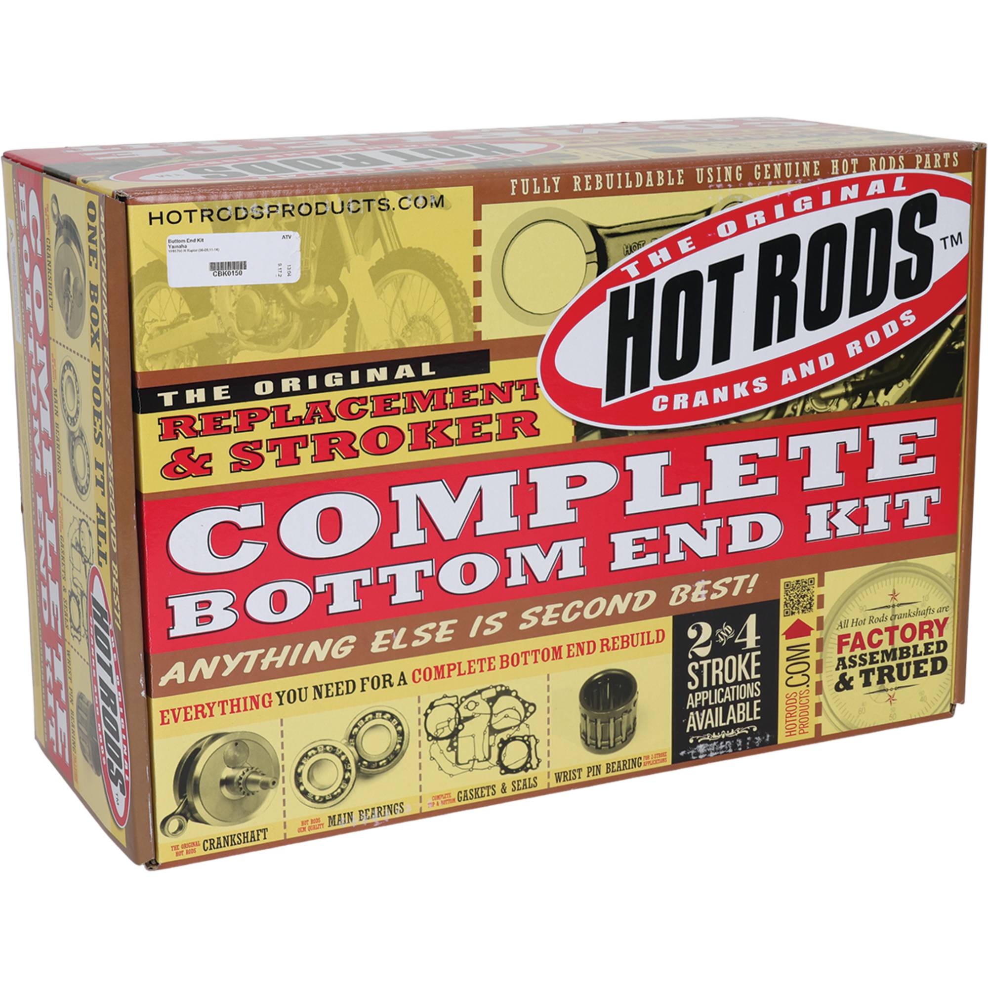 Hot Rods Stroker Bottom End Kit for Yamaha YFM 700 R Raptor 2006-2014