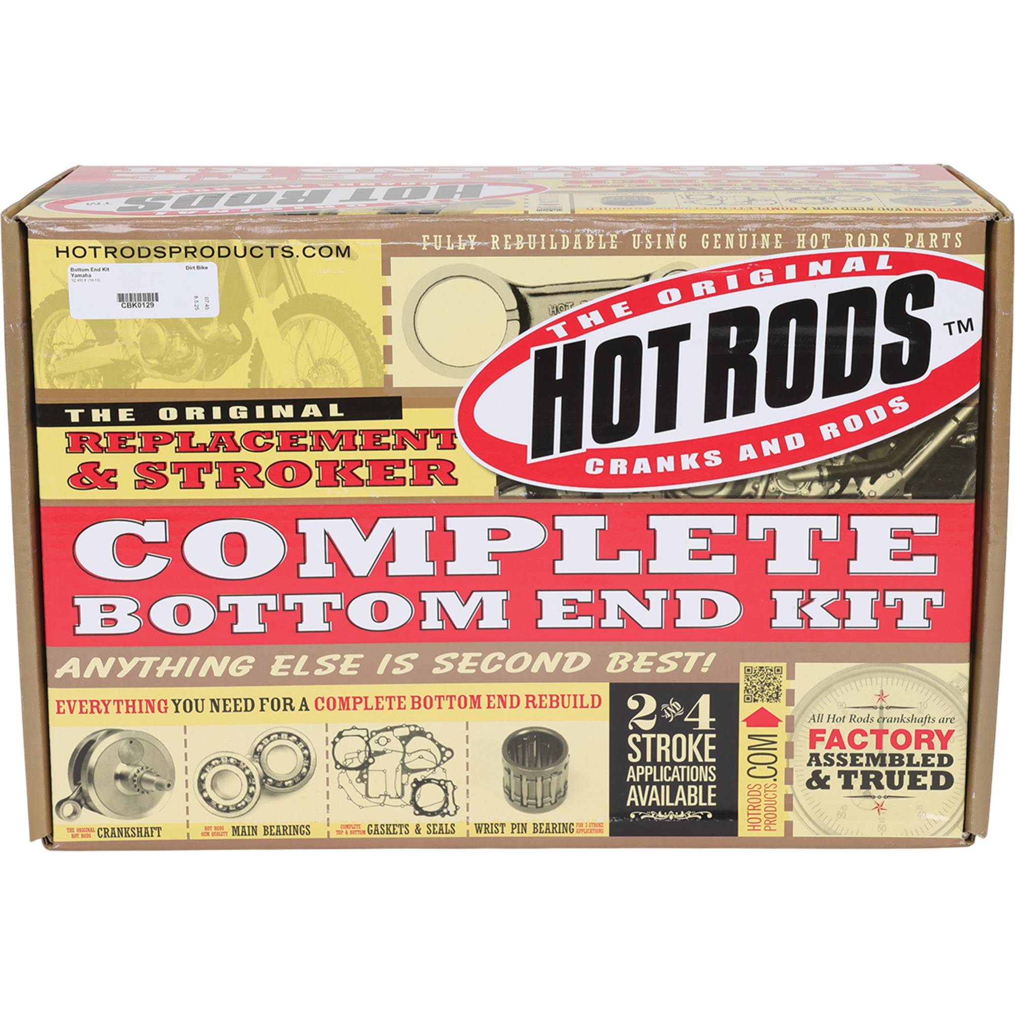 Hot Rods Bottom End Kit for Yamaha YZ 450 F 2010-2013 CBK0129