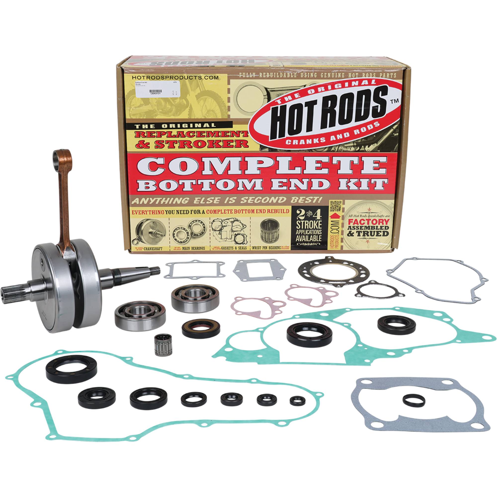 Hot Rods Stroker Bottom End Kit for Honda TRX 250 R 1987-1989 CBK0131