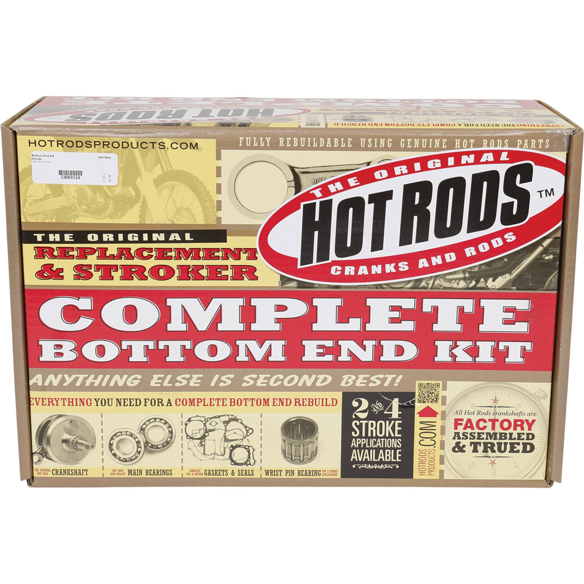 Hot Rods Bottom End Kit for Honda CRF 450 R 2009-2012 CBK0124