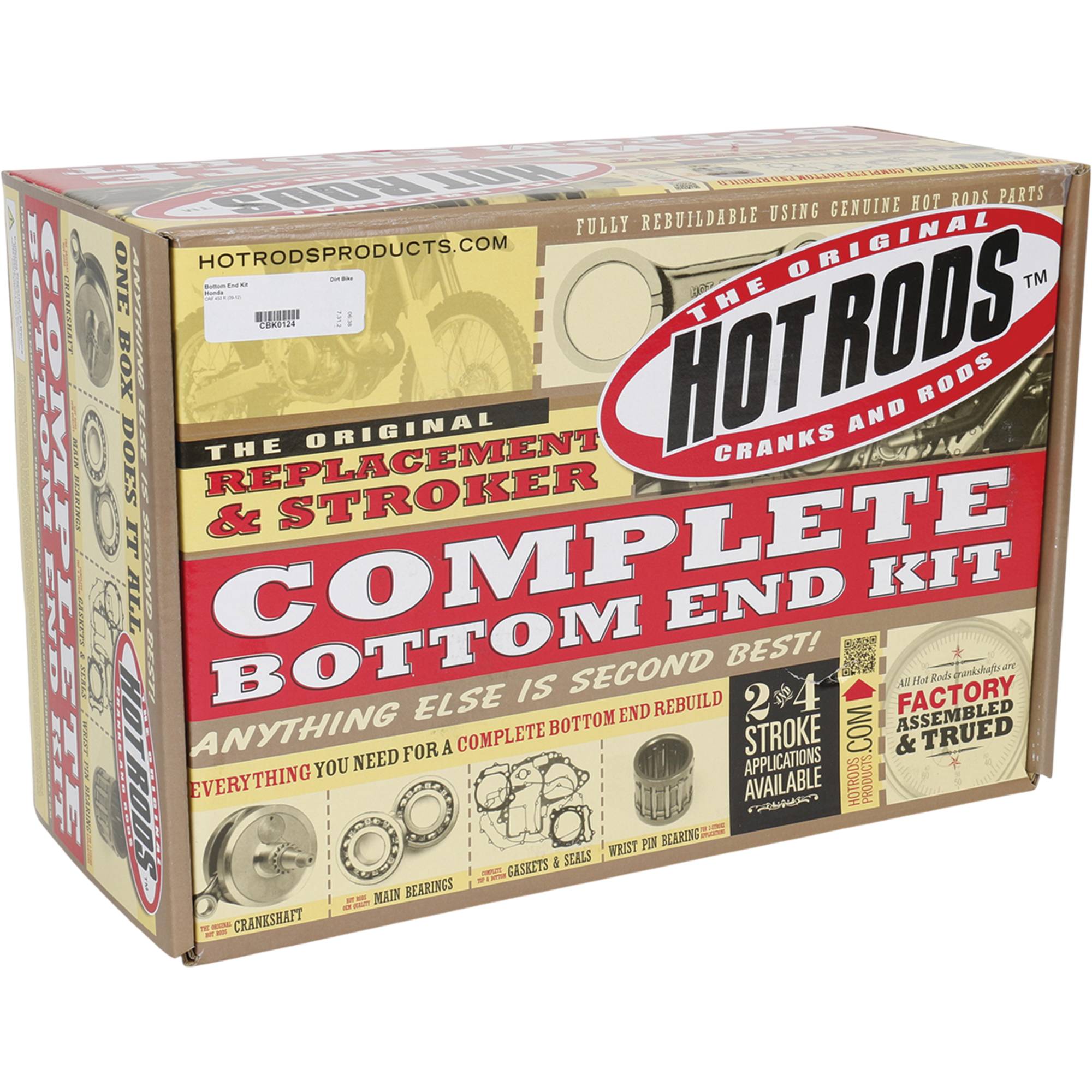 Hot Rods Bottom End Kit for Honda CRF 450 R 2009-2012 CBK0124