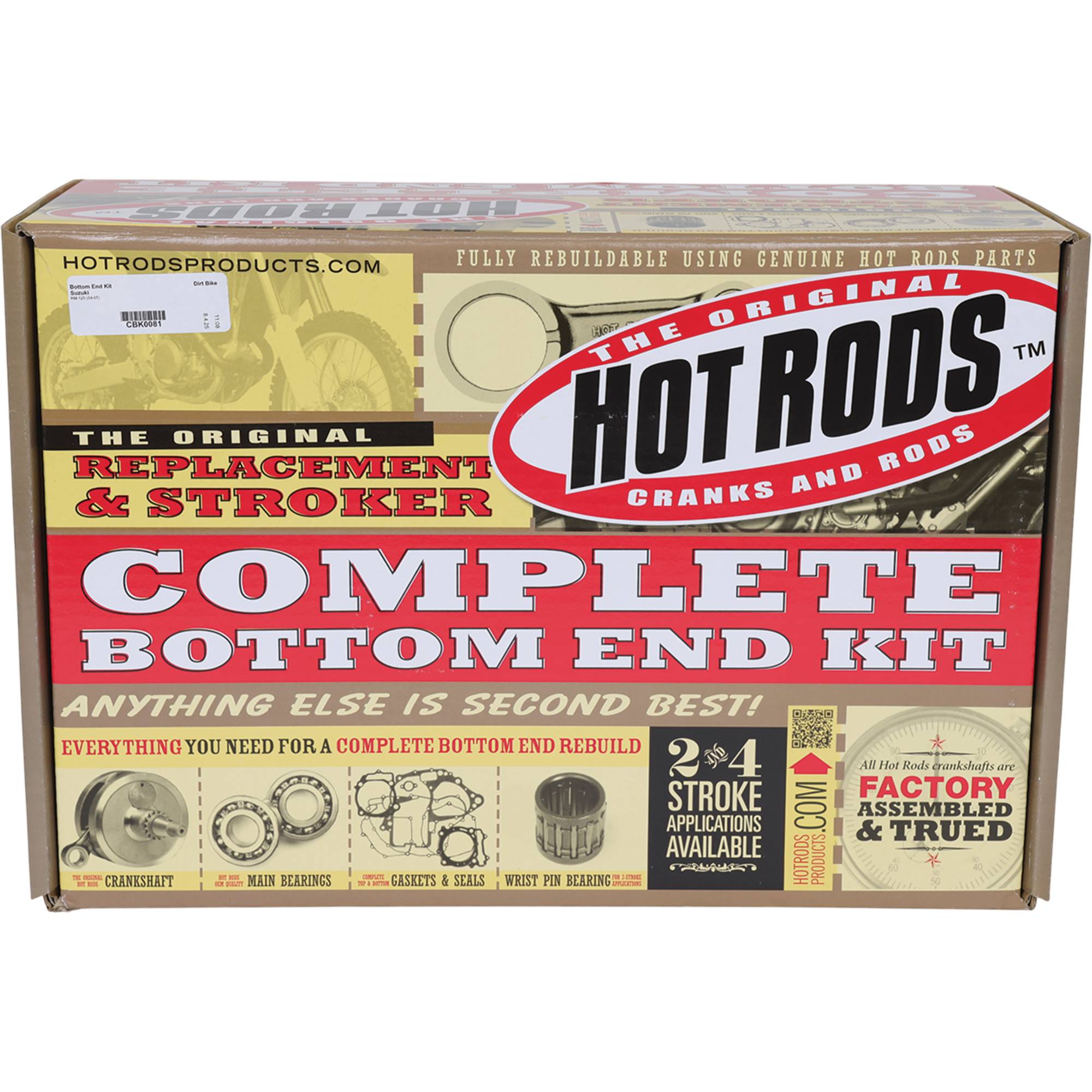 Hot Rods Bottom End Kit for Suzuki RM 125 2004-2007 CBK0081