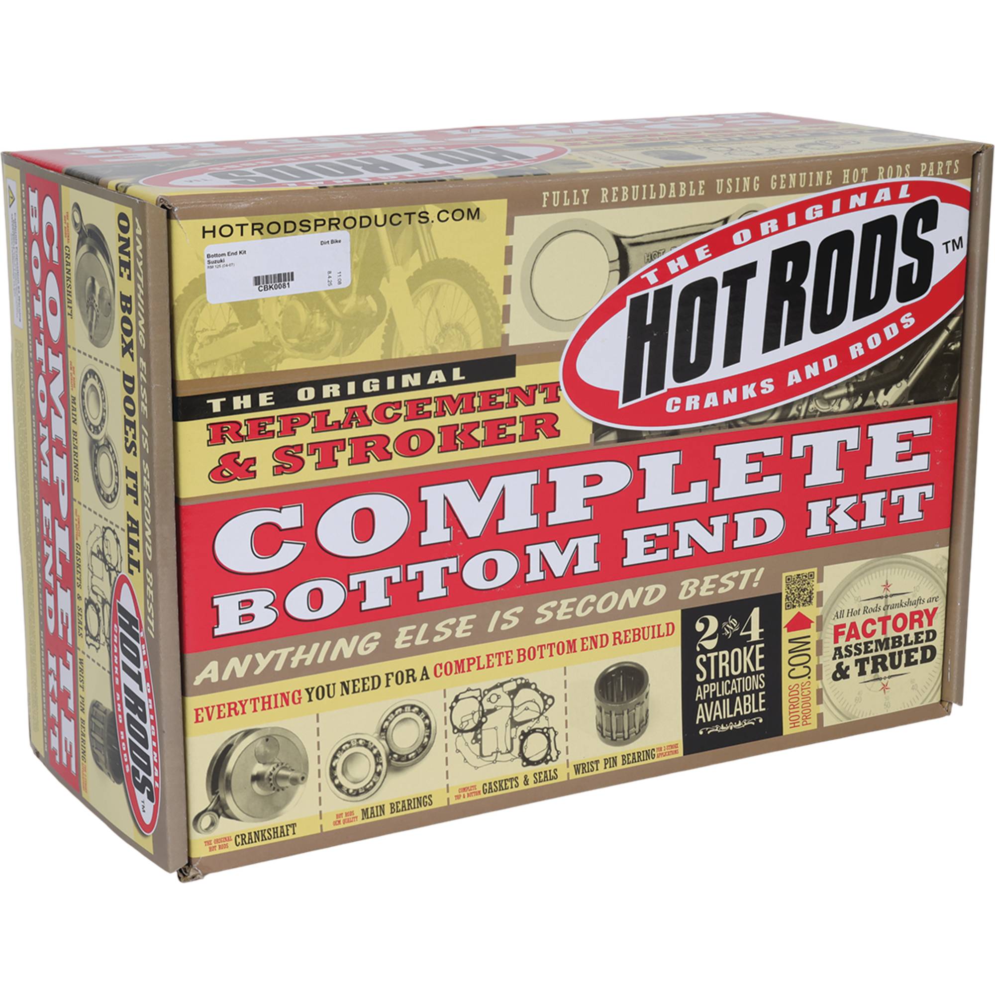 Hot Rods Bottom End Kit for Suzuki RM 125 2004-2007 CBK0081