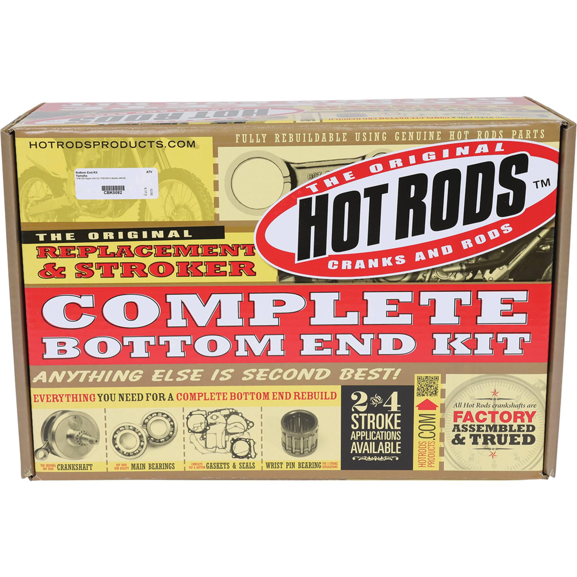 Hot Rods Bottom End Kit for Yamaha YFM 350 R Raptor 2004-2013 CBK0082