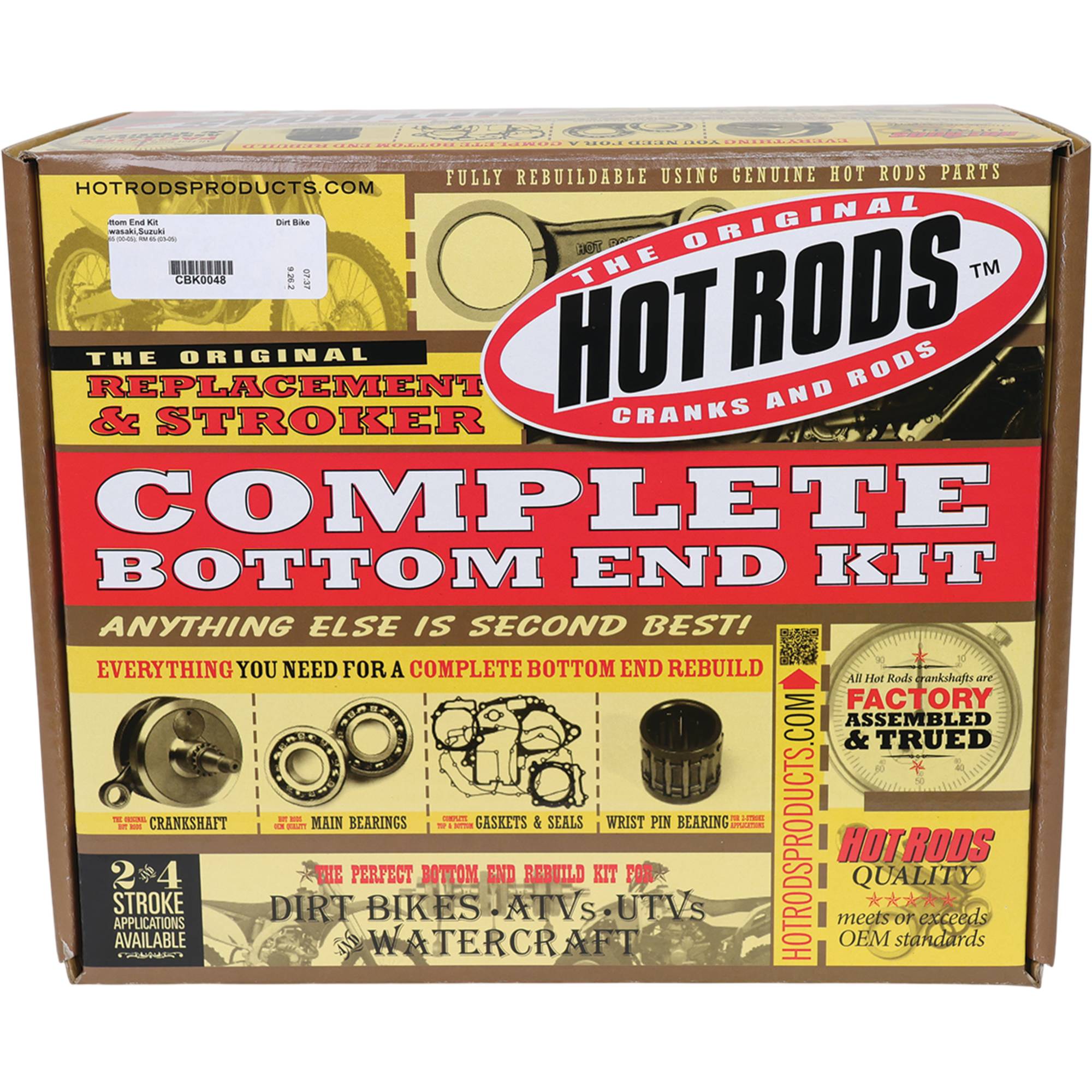 Hot Rods Bottom End Kit for Kawasaki KX 65 2000-2005 CBK0048