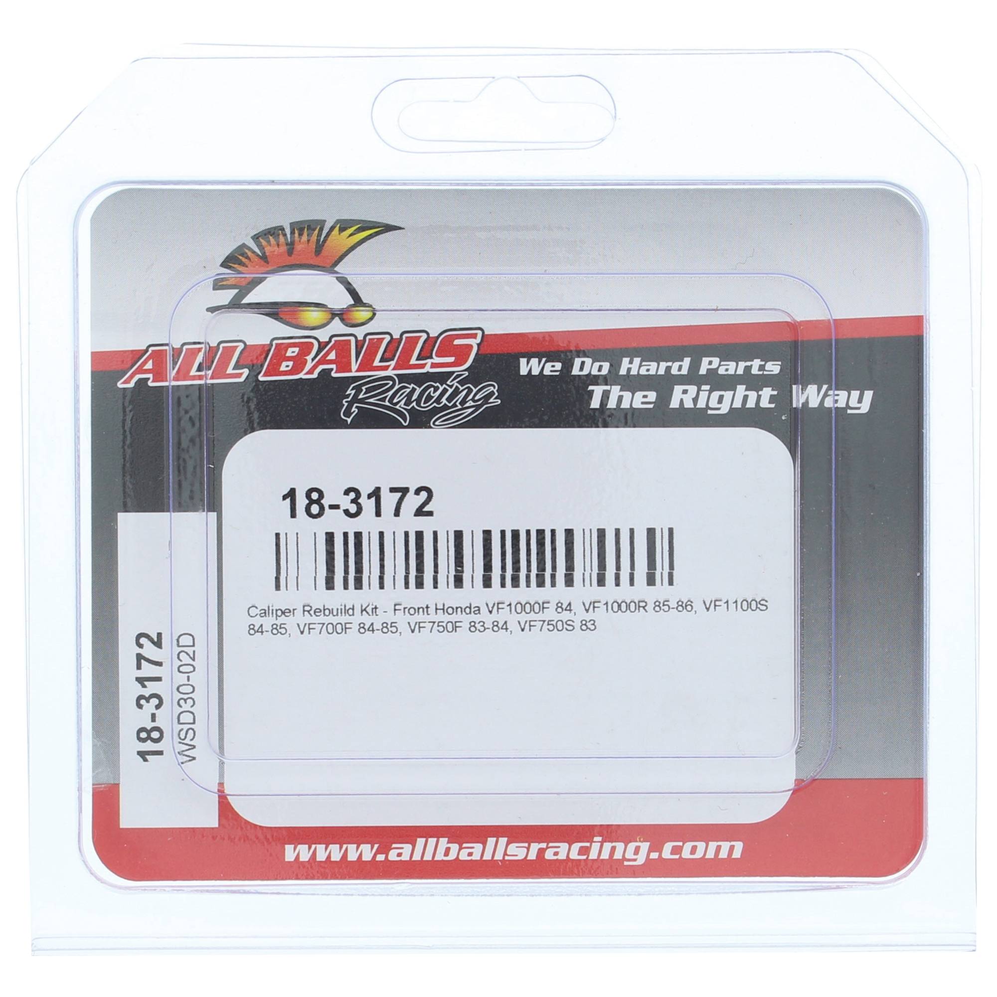 All Balls Caliper Rebuild Kit 18-3172 for Honda VF 1000 F 84, VF 1000 R 85 86