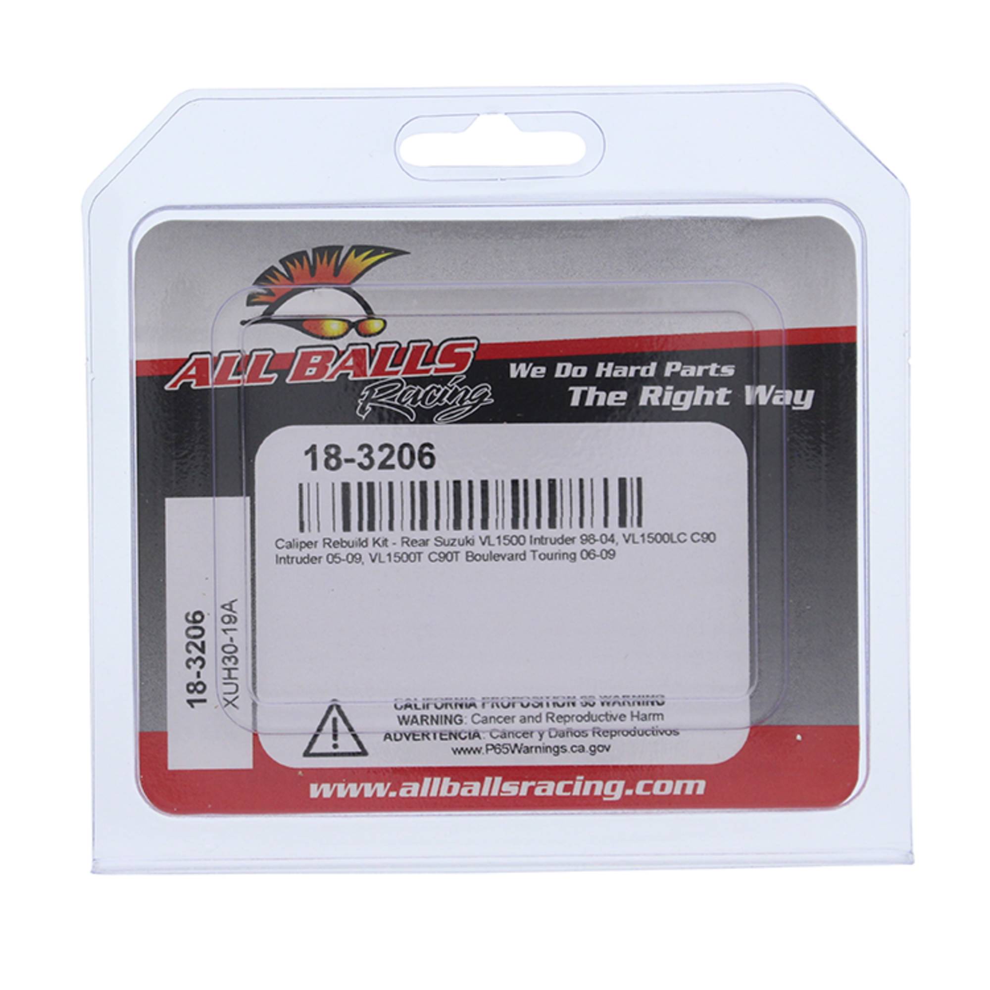 All Balls Rear Caliper Rebuild Kit 18-3206 for Suzuki VL 1500LC C90 Intruder