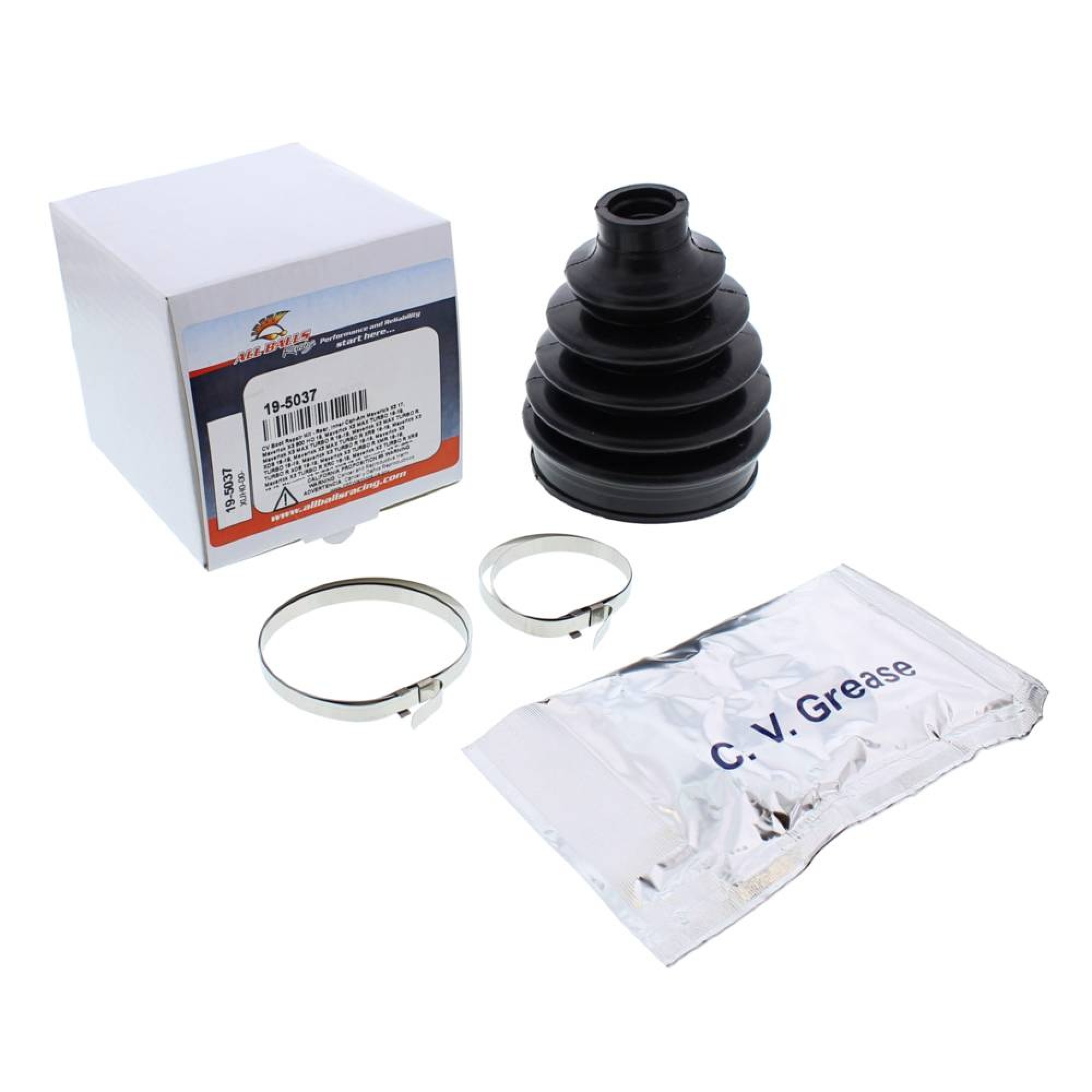 All Balls Rear, Inner CV Boot Repair Kit 19-5037 for Can-Am Maverick X3 17