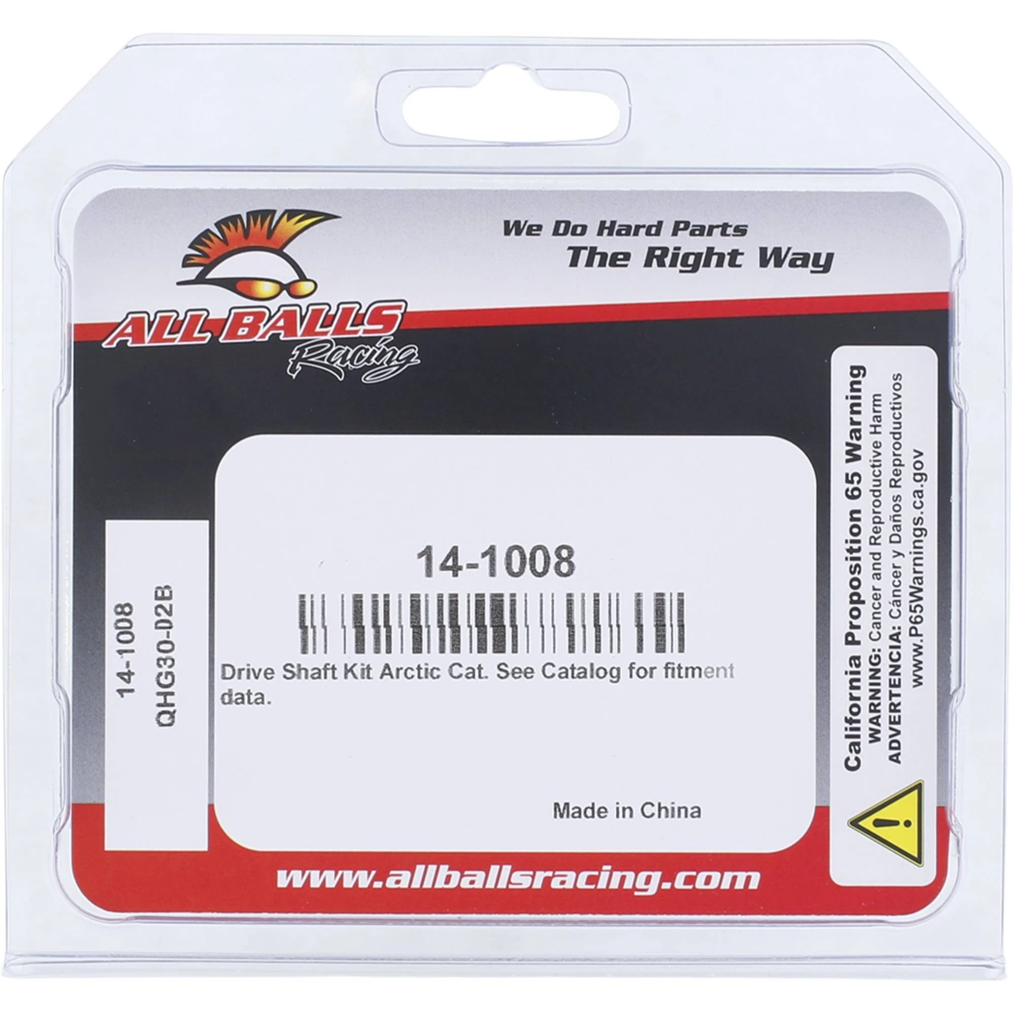 All Balls Drive Shaft Kit Lower Arctic Cat 4 - Stroke Touring 02, 14-1008