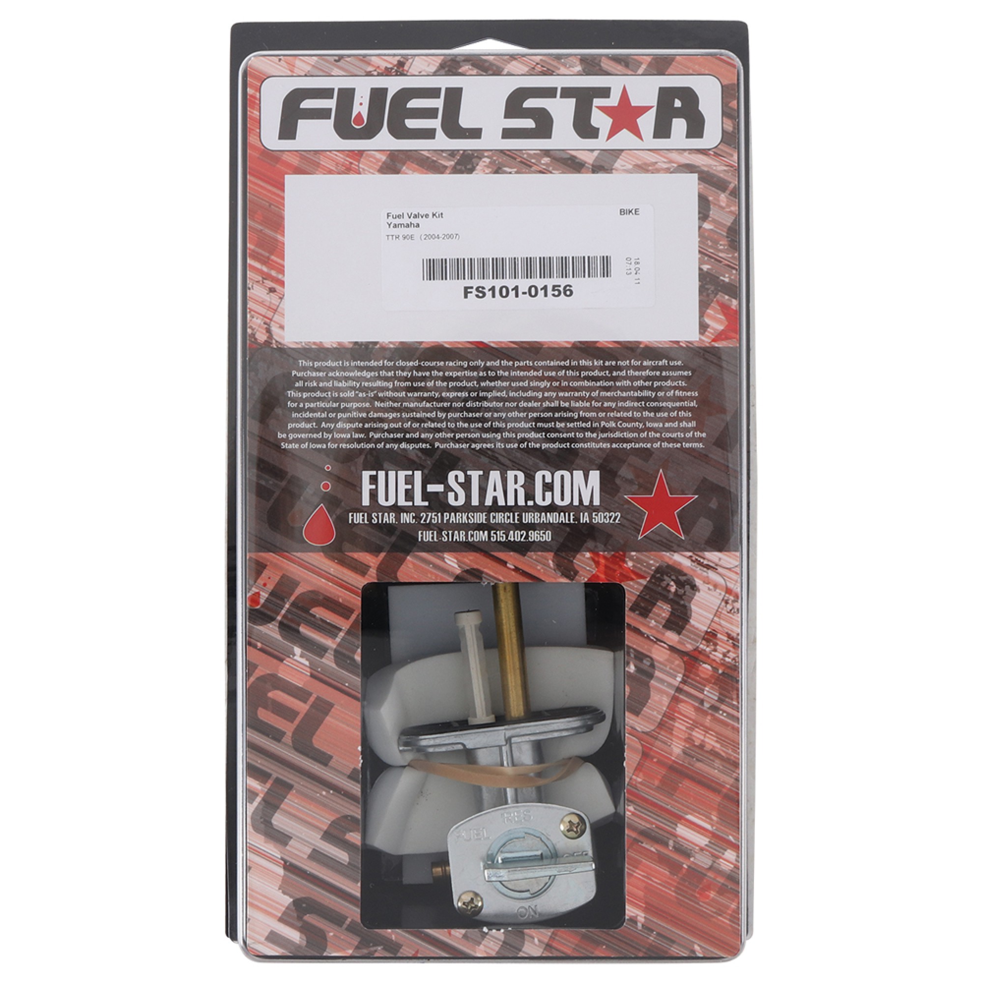 Fuel Star Fuel Valve Kit for Yamaha FS101-0156