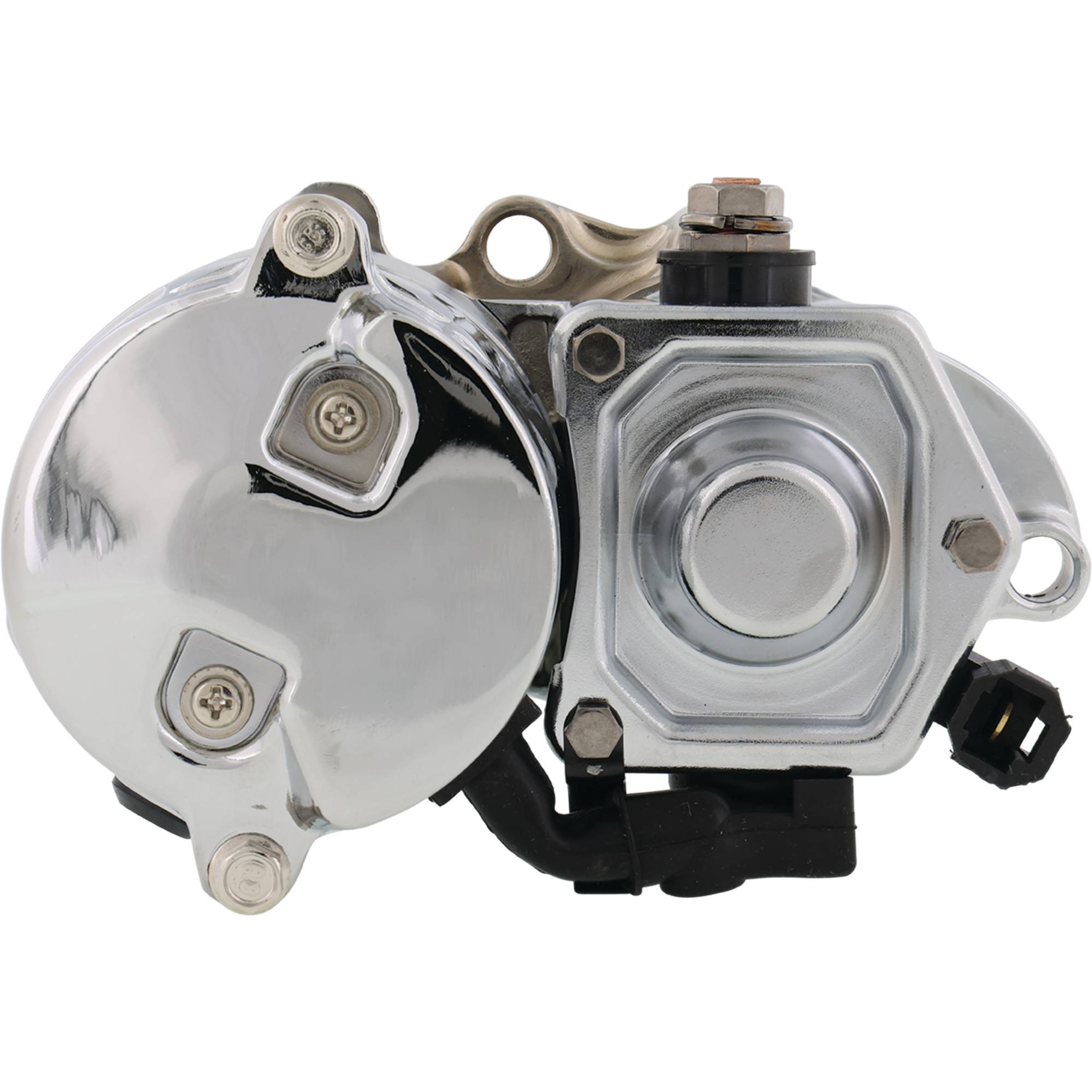 All Balls Big Twin Starter - 1.4kw - Chrome - 07 up for Harley FLHTK CVO 14