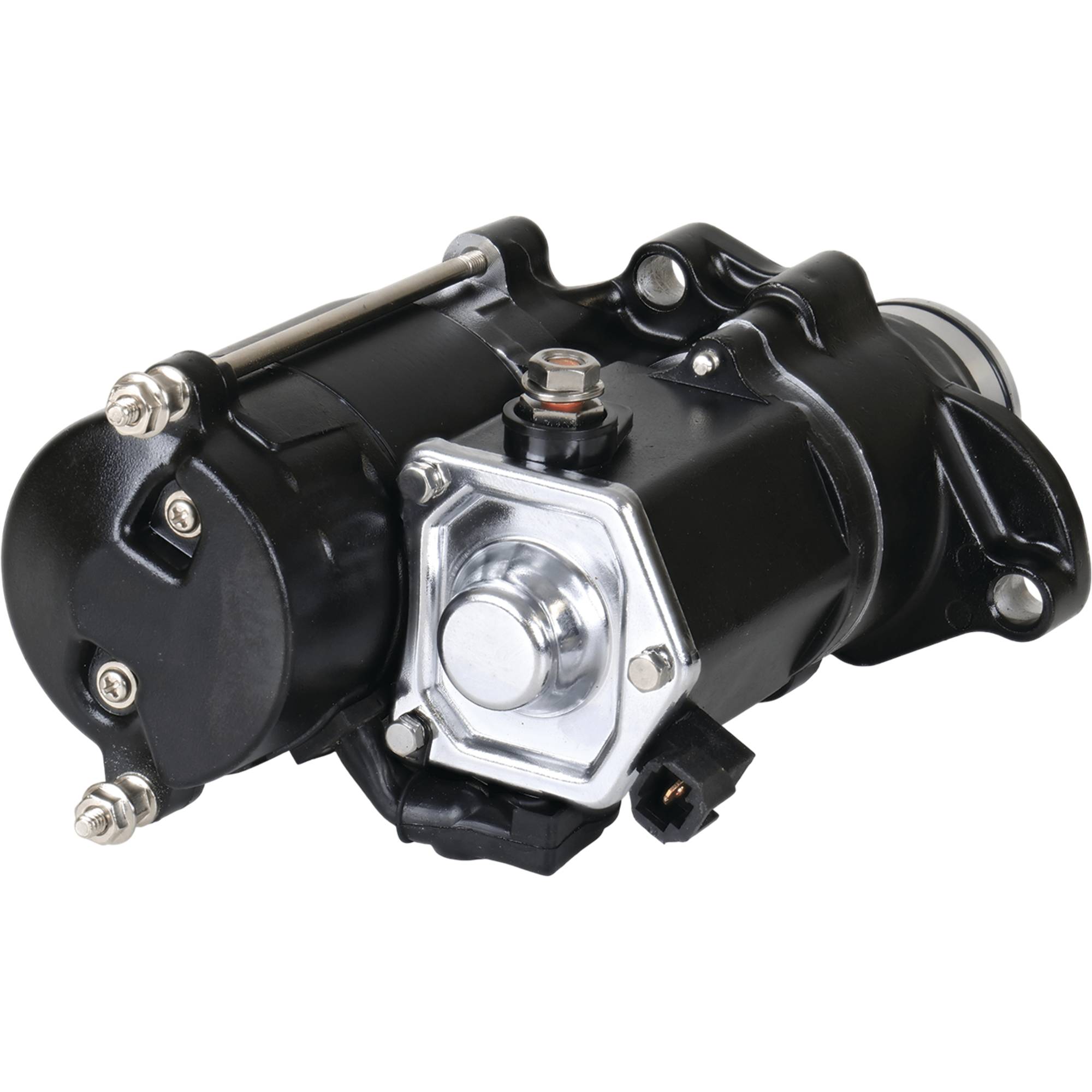 All Balls Big Twin Starter - 1.4kw - Black - 07 up for Harley FLHTK CVO 14